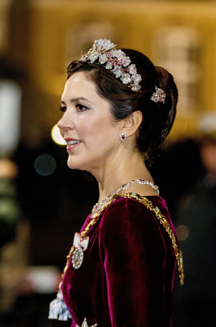 The Crown Prince and Crown Princess of Denmark Attend New Year's ...