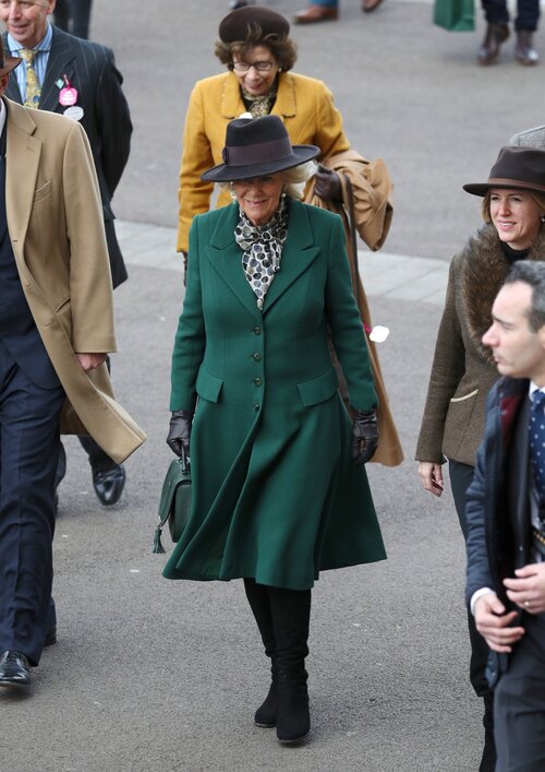 The Duchess of Cornwall Attends Cheltenham Racecourse 2020 Day 2 ...