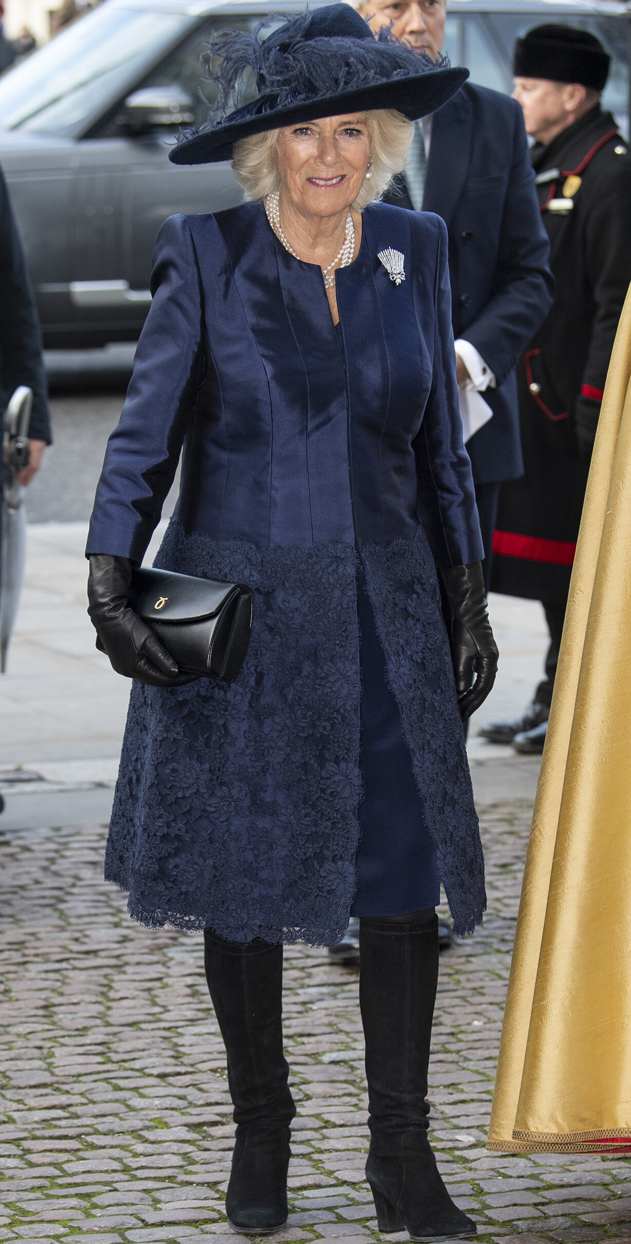The Prince of Wales and the Duchess of Cornwall Attend Service at ...