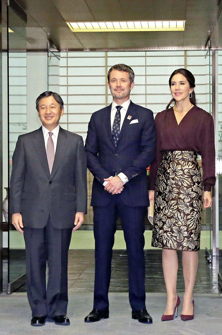 The Crown Prince and Crown Princess of Denmark Attend Dinner with Crown ...