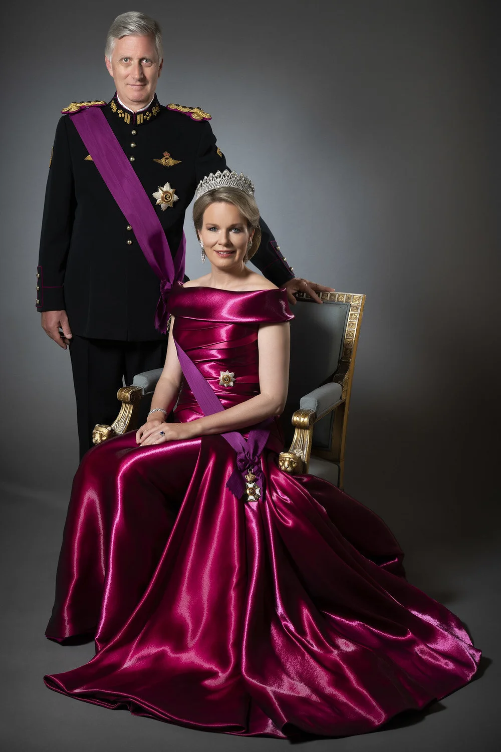 Official Portraits of the King and Queen of Belgium — Royal Portraits
