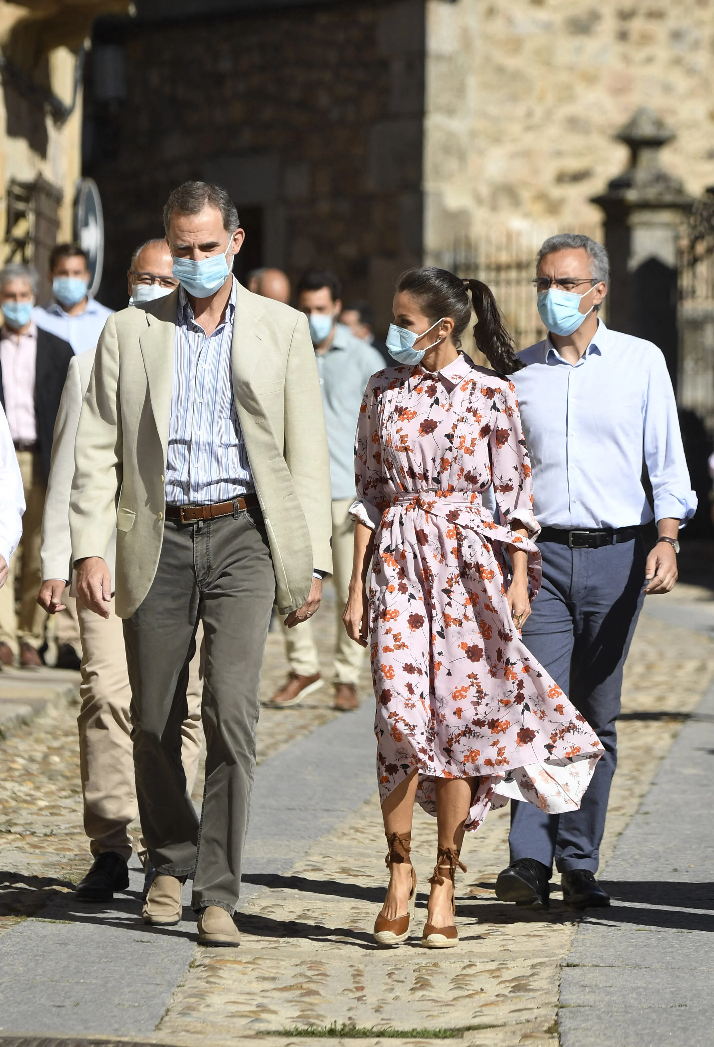 The King and Queen of Spain Visit Soria