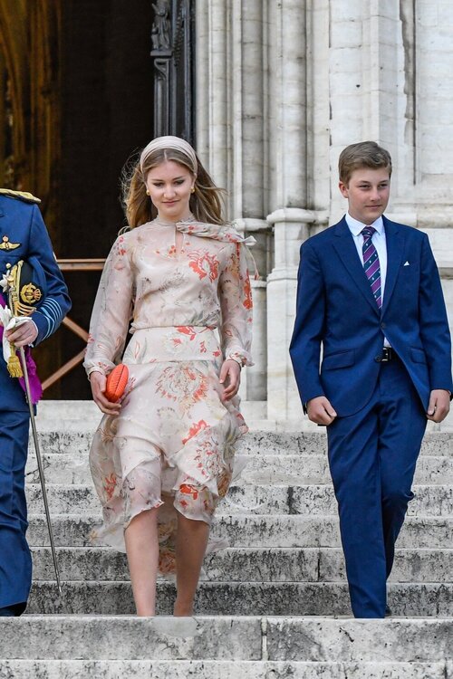 The Duchess of Brabant Attends National Day 2020 Te Deum — Royal ...