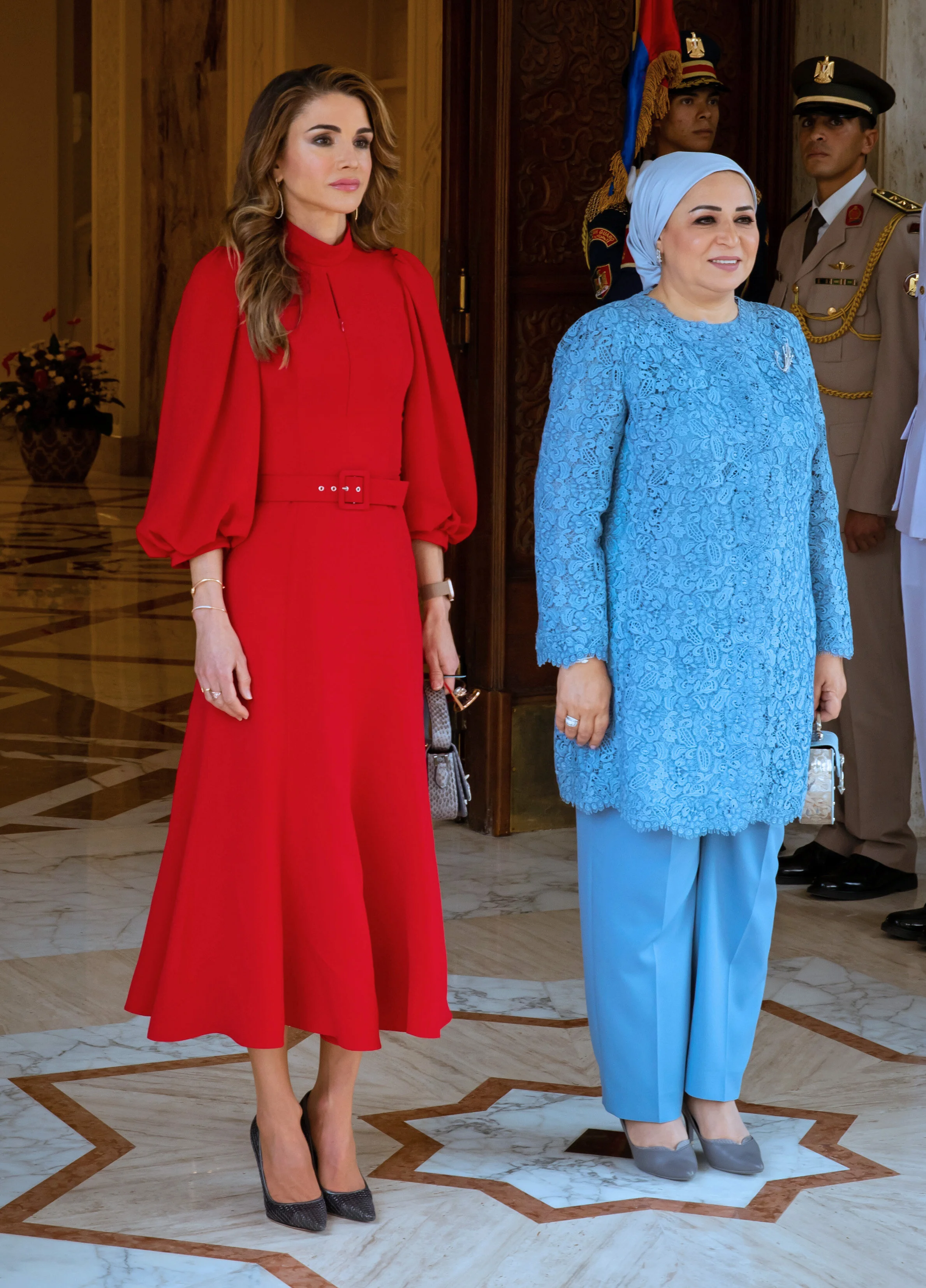 The King and Queen of Jordan Visit Cairo, Egypt