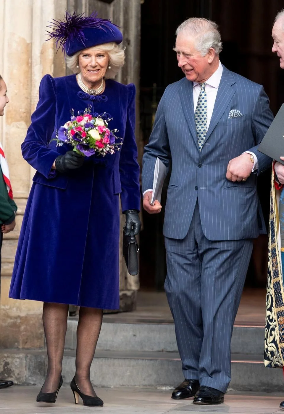 The Prince of Wales and the Duchess of Cornwall Attend Commonwealth Day Service 2019