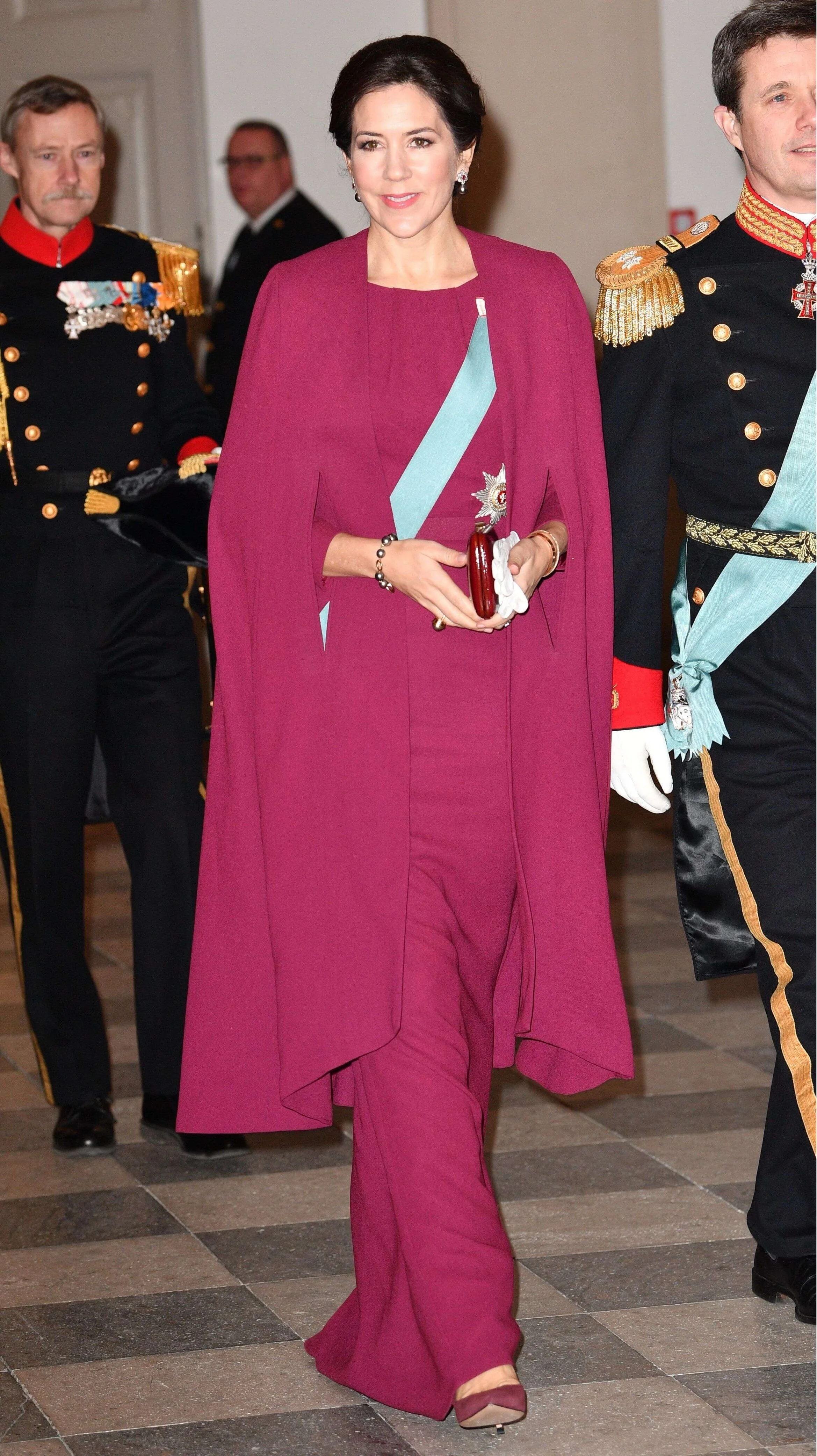 The Crown Prince and Crown Princess of Denmark Attend 2017 New Year's Reception for High Ranking Military and Civil Defence Personnel