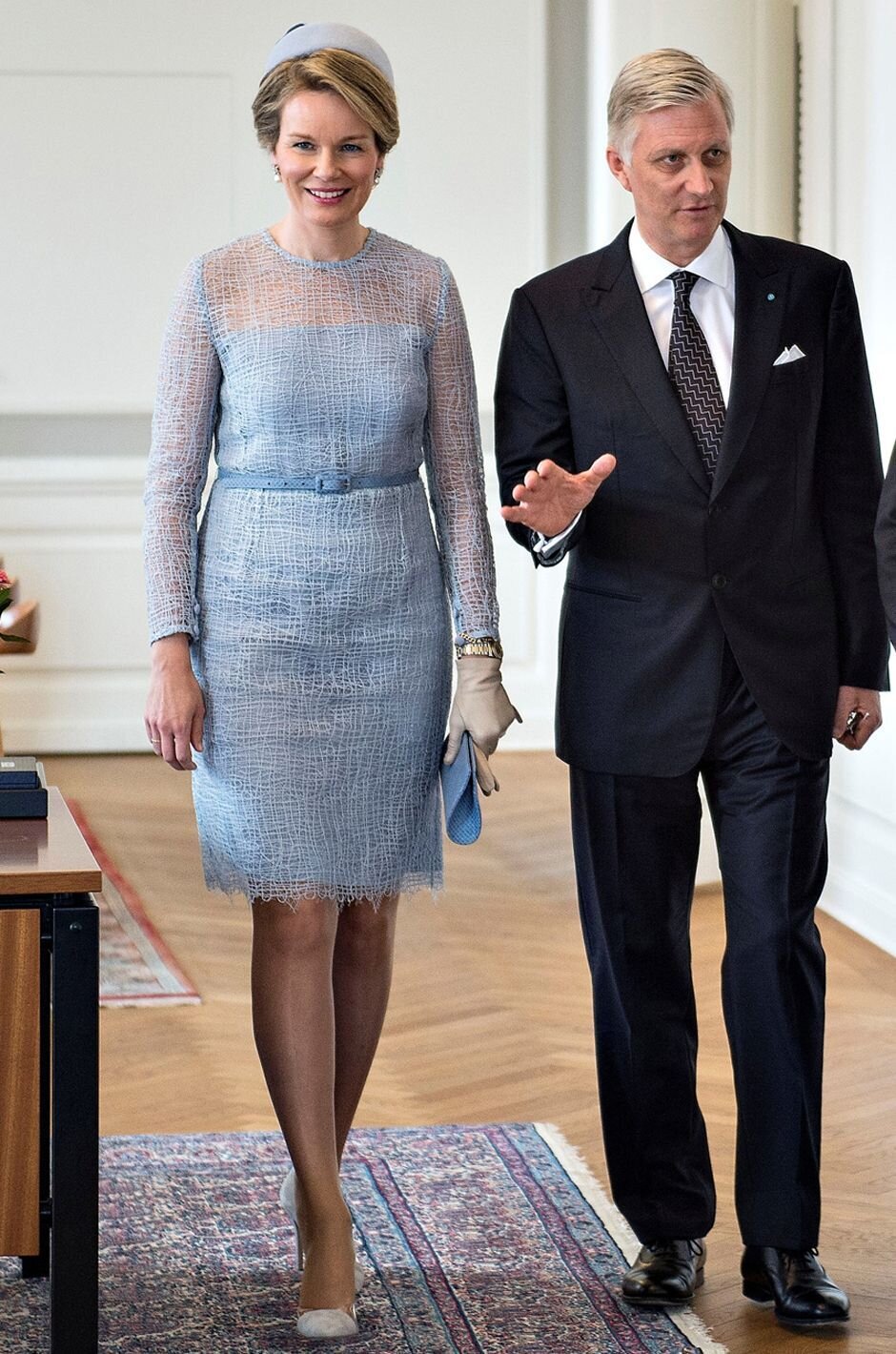 The King and Queen of Belgium Meet with the Prime Minister of Denmark ...