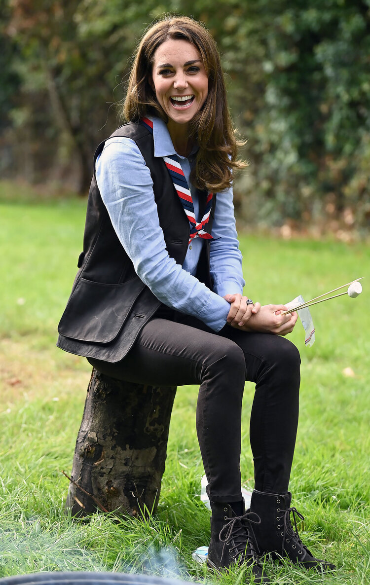 The Duchess Of Cambridge Visits Scouts Group — Royal Portraits Gallery