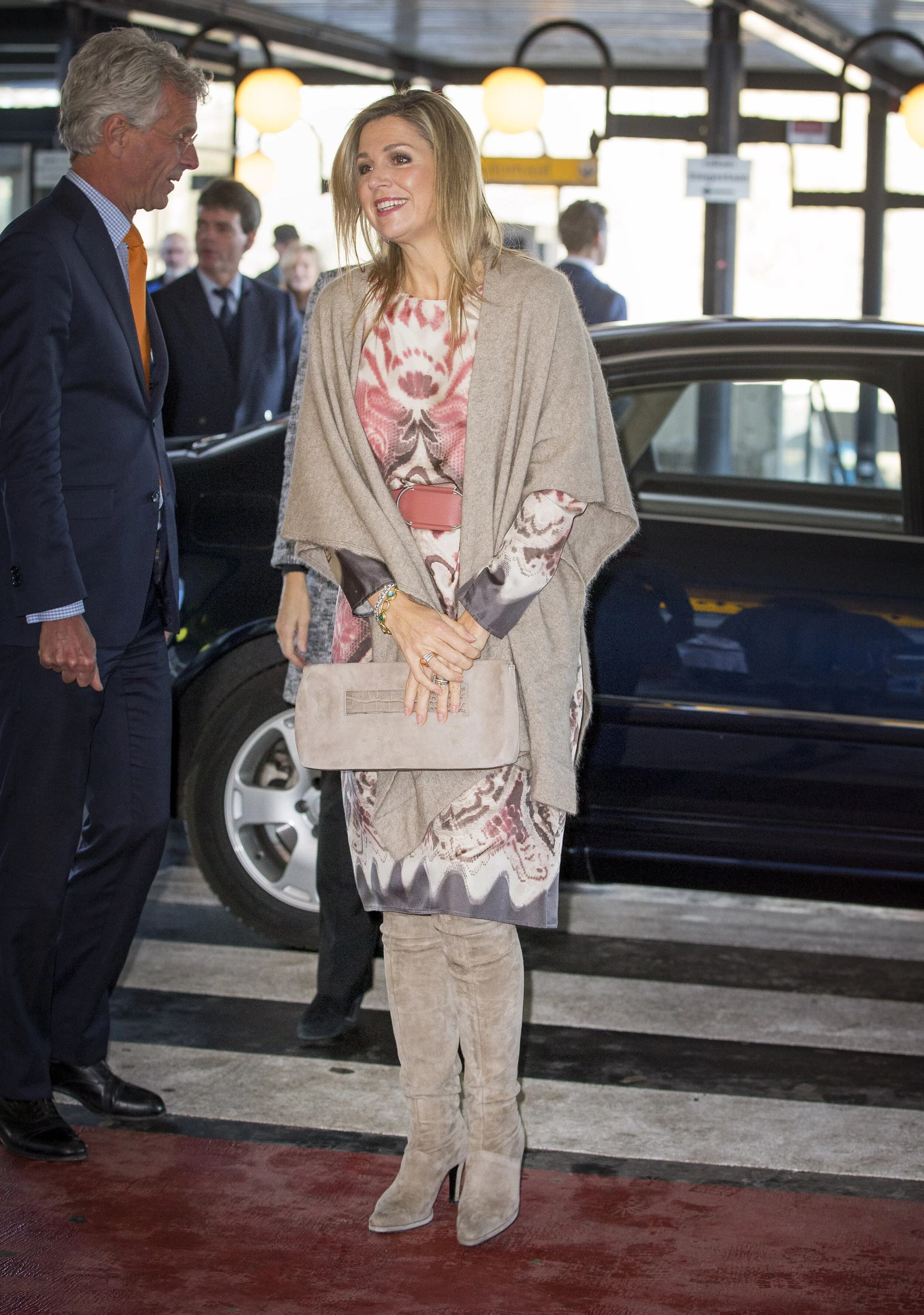 Queen Maxima Visits Emma at Work Foundation at Emma Children's Hospital