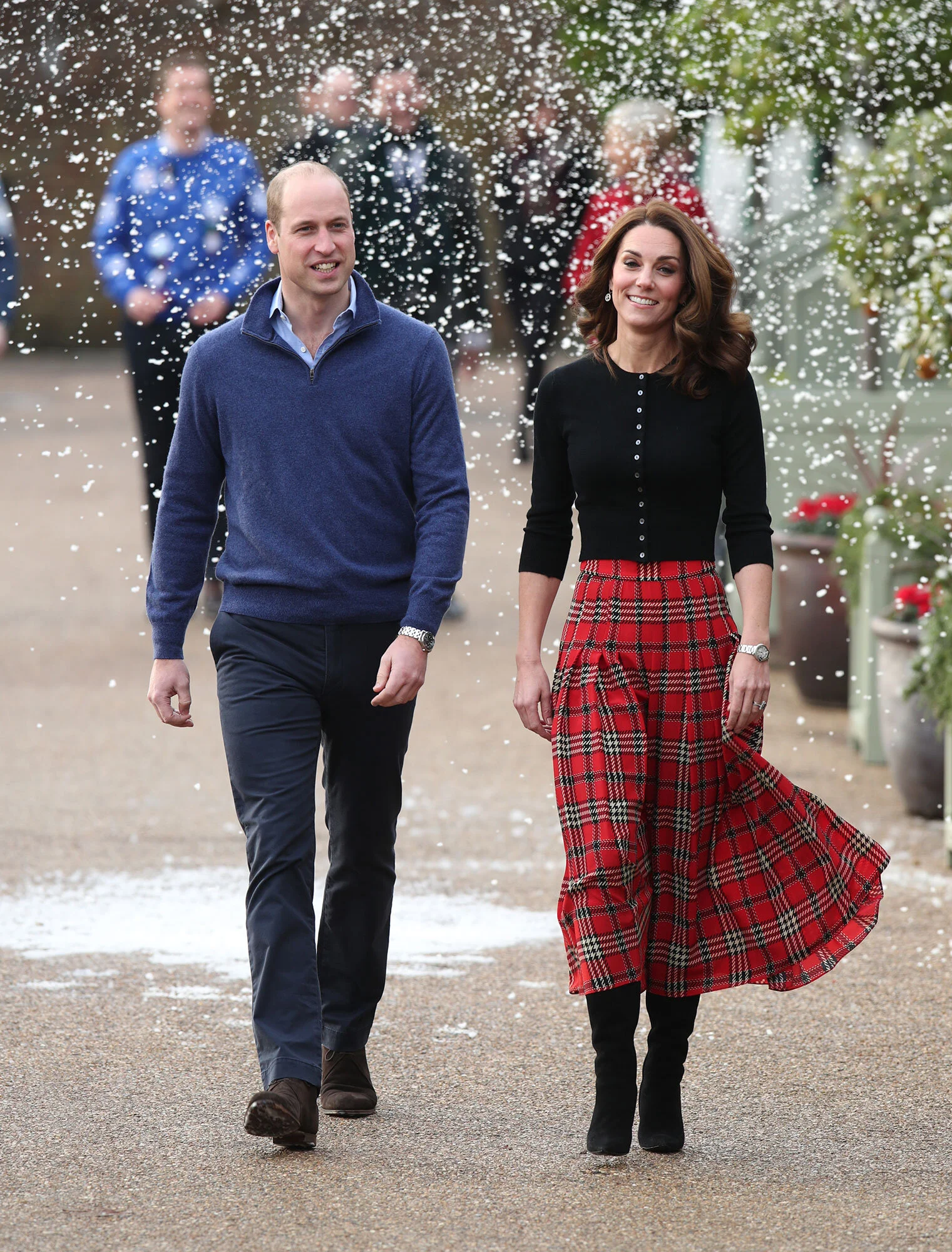 The Duke and Duchess of Cambridge Host Christmas Party for Families of Military Personnel Deployed in Cyprus