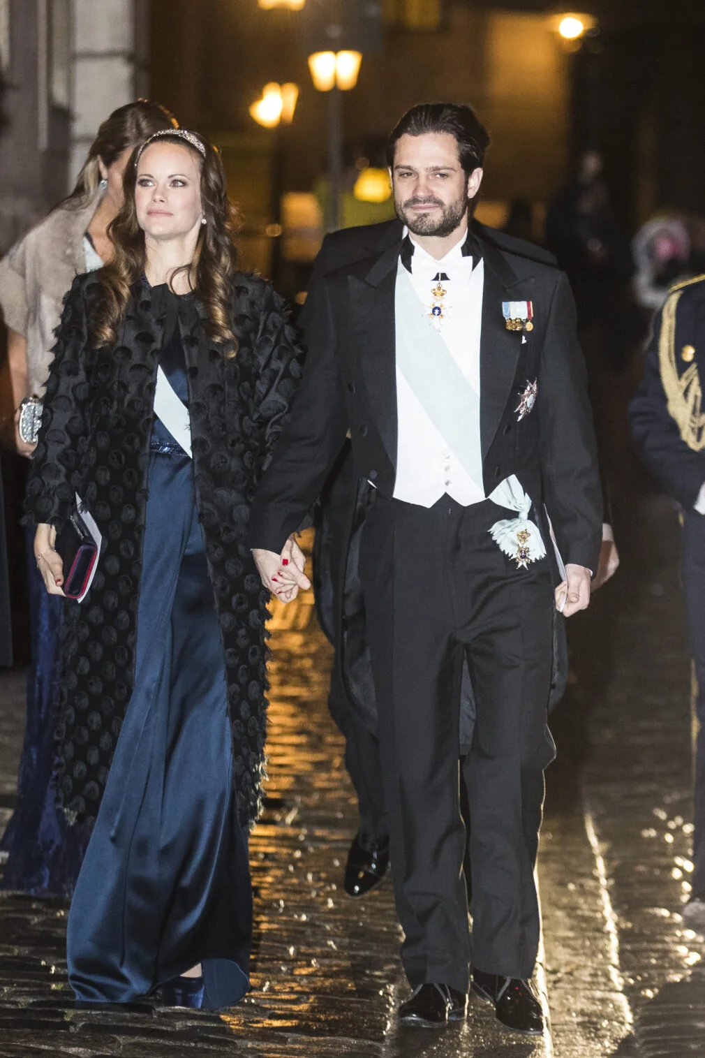 Prince Carl Philip and Princess Sofia Attend Formal Gathering of the Swedish Academy 2017