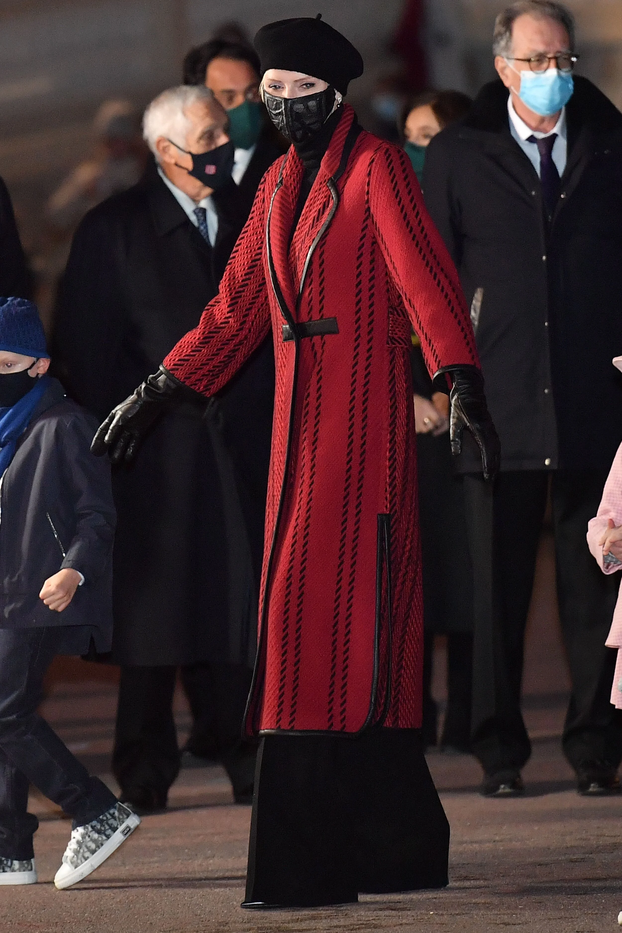 The Prince and Princess of Monaco Attend Sainte-Devote Celebrations  2021