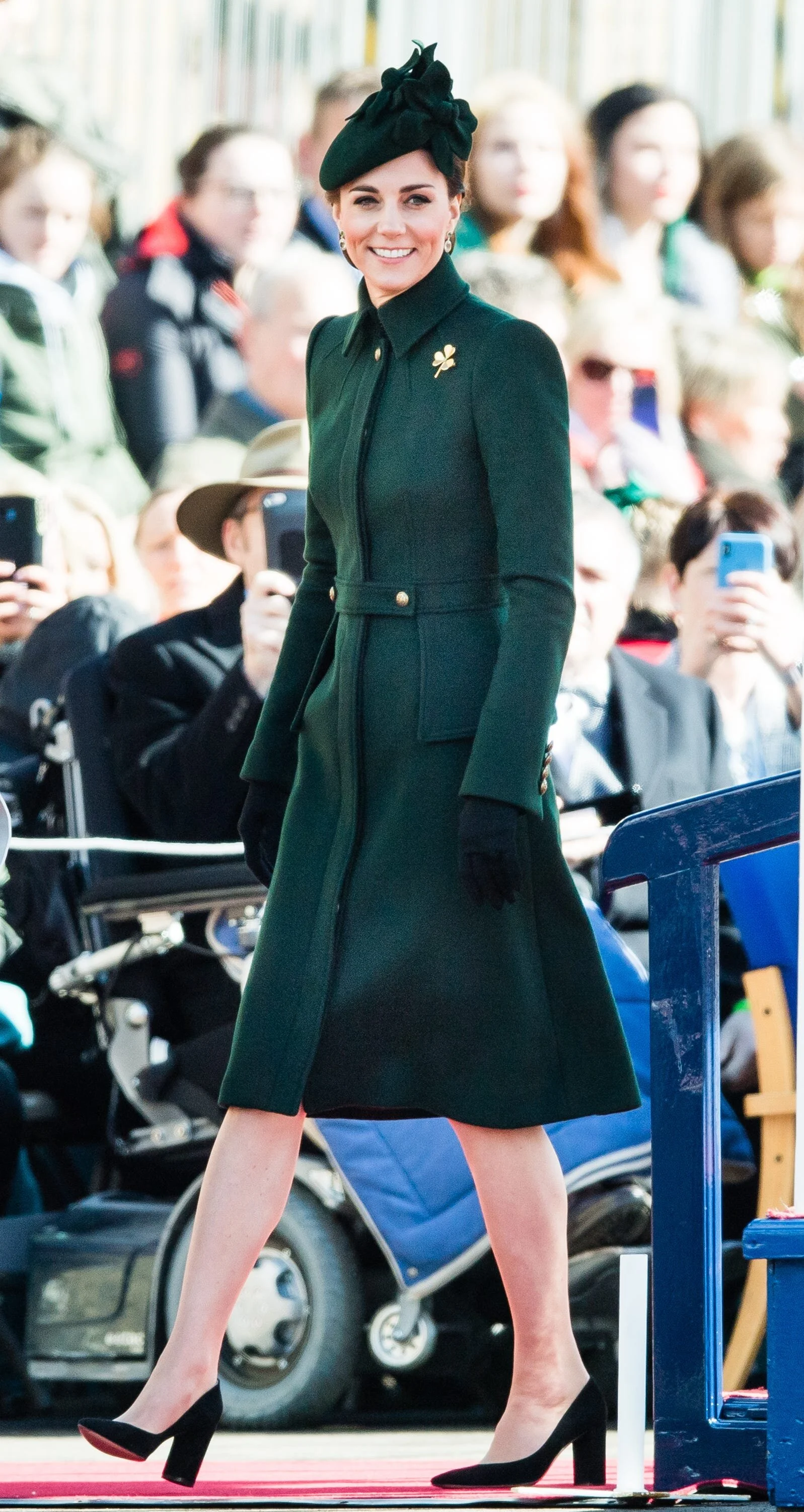 The Duke and Duchess of Cambridge Attend the Irish Guards St Patrick's Day Parade 2019