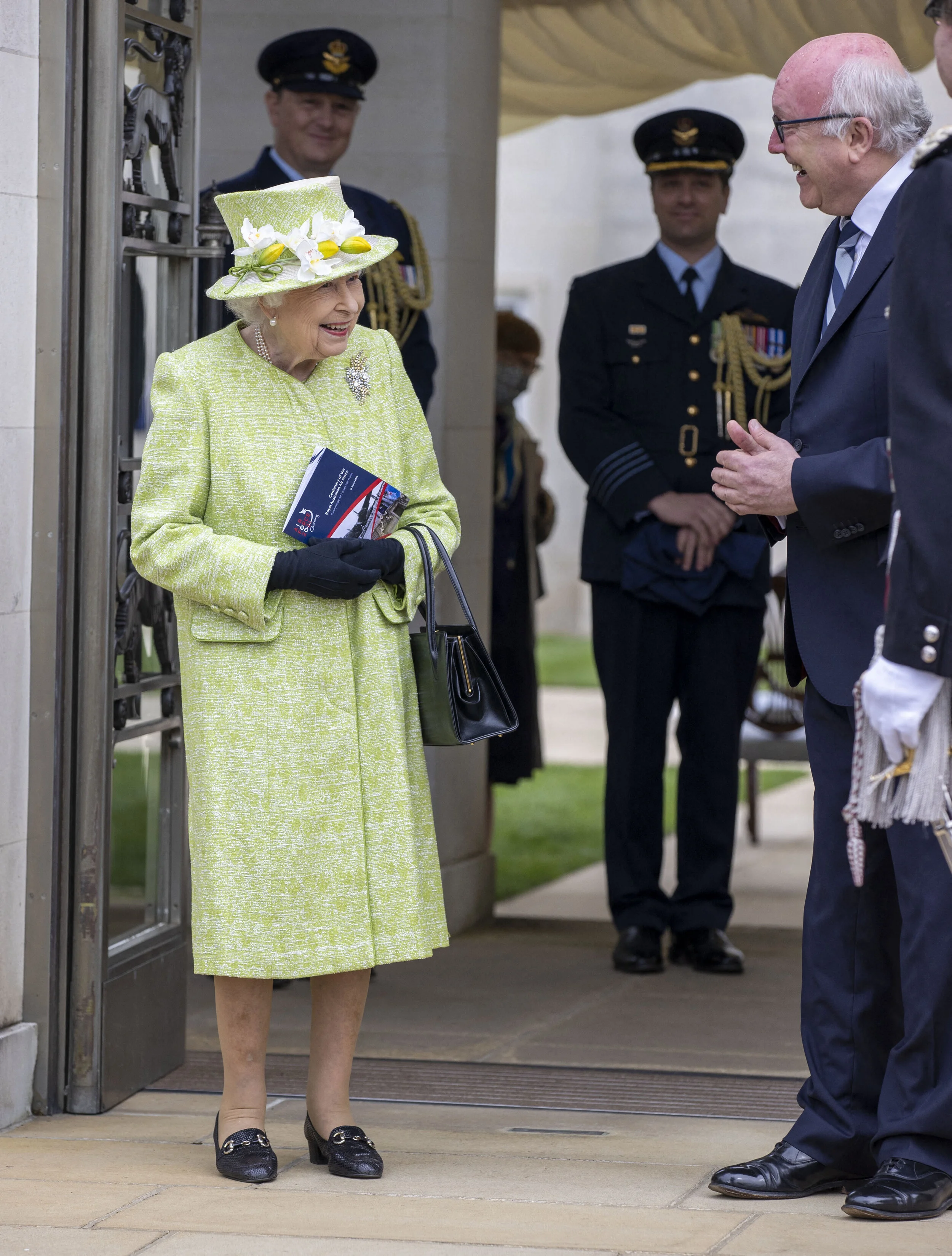 Queen Elizabeth II Visits The Royal Australian Air Force Memorial
