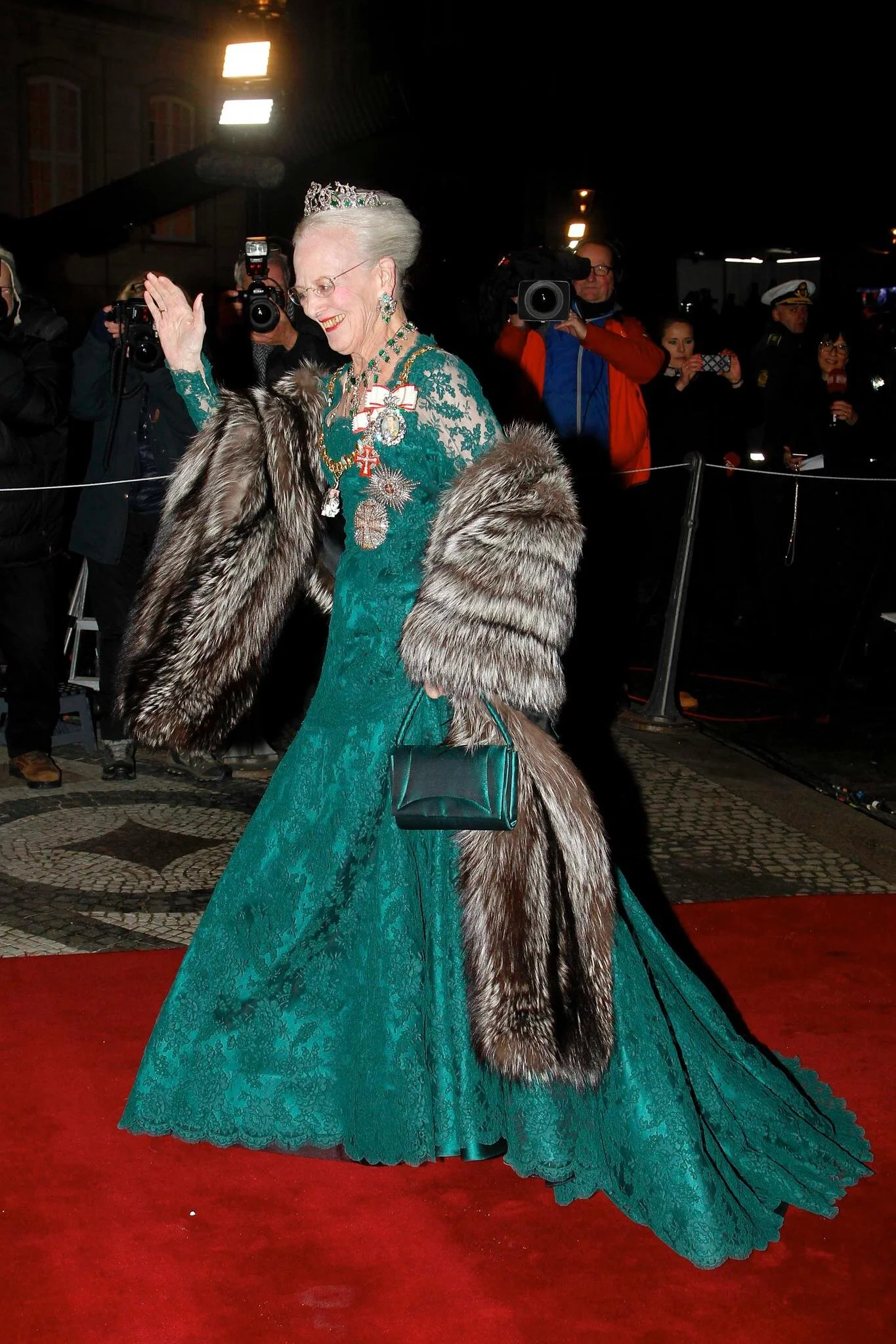 Queen Margrethe II Attends New Year's Reception 2018