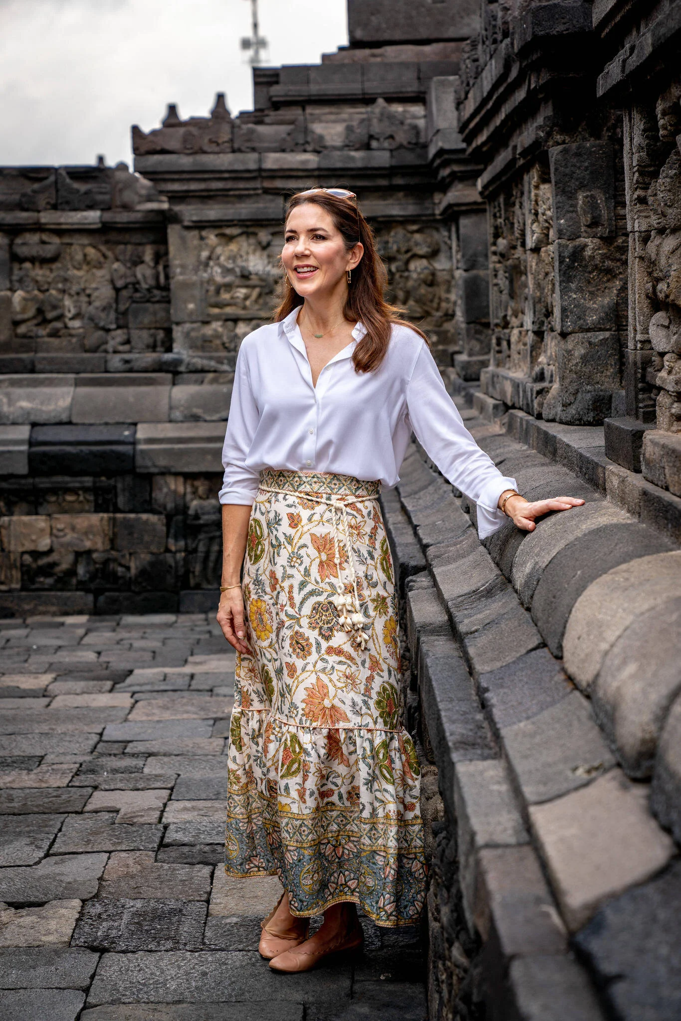 Crown Princess Mary Visits Borobudur