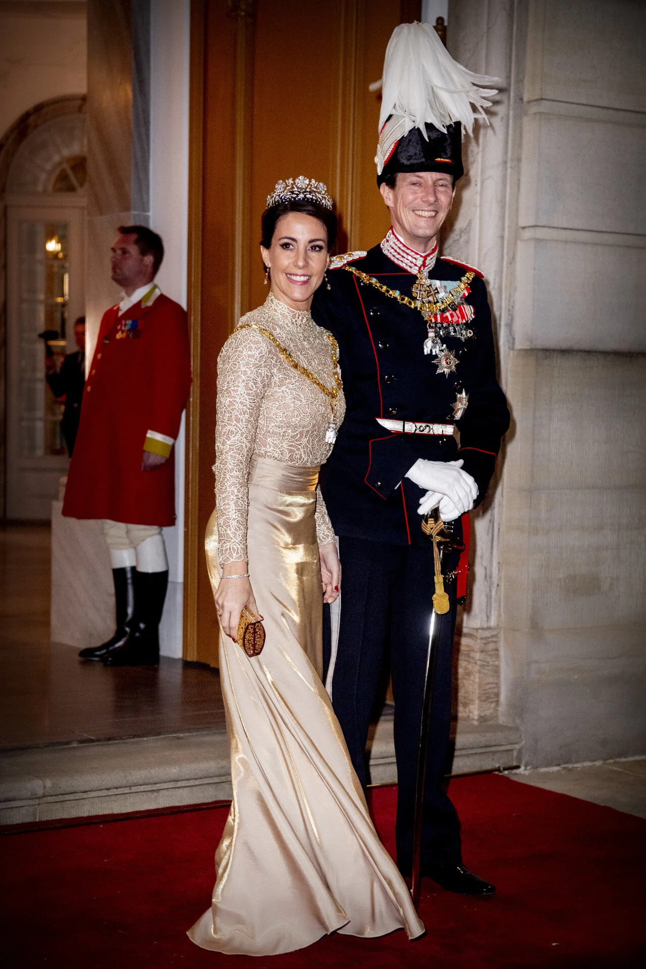 Prince Joachim and Princess Marie Attend New Year's Reception 2019