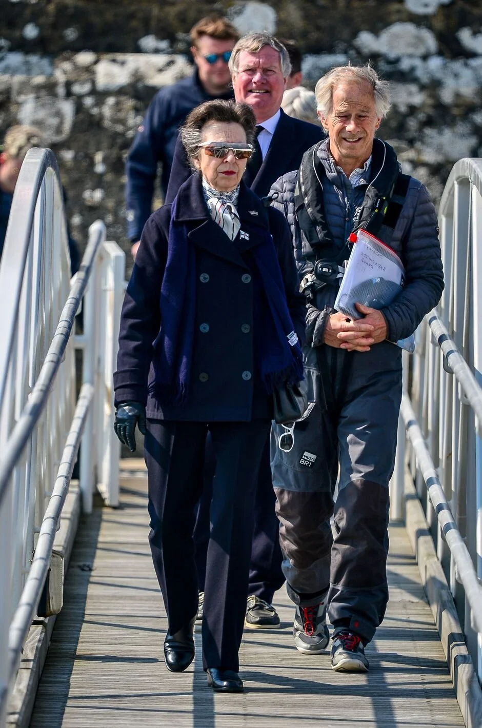 The Princess Royal Visits Royal Victoria Yacht Club on the Isle of Wight