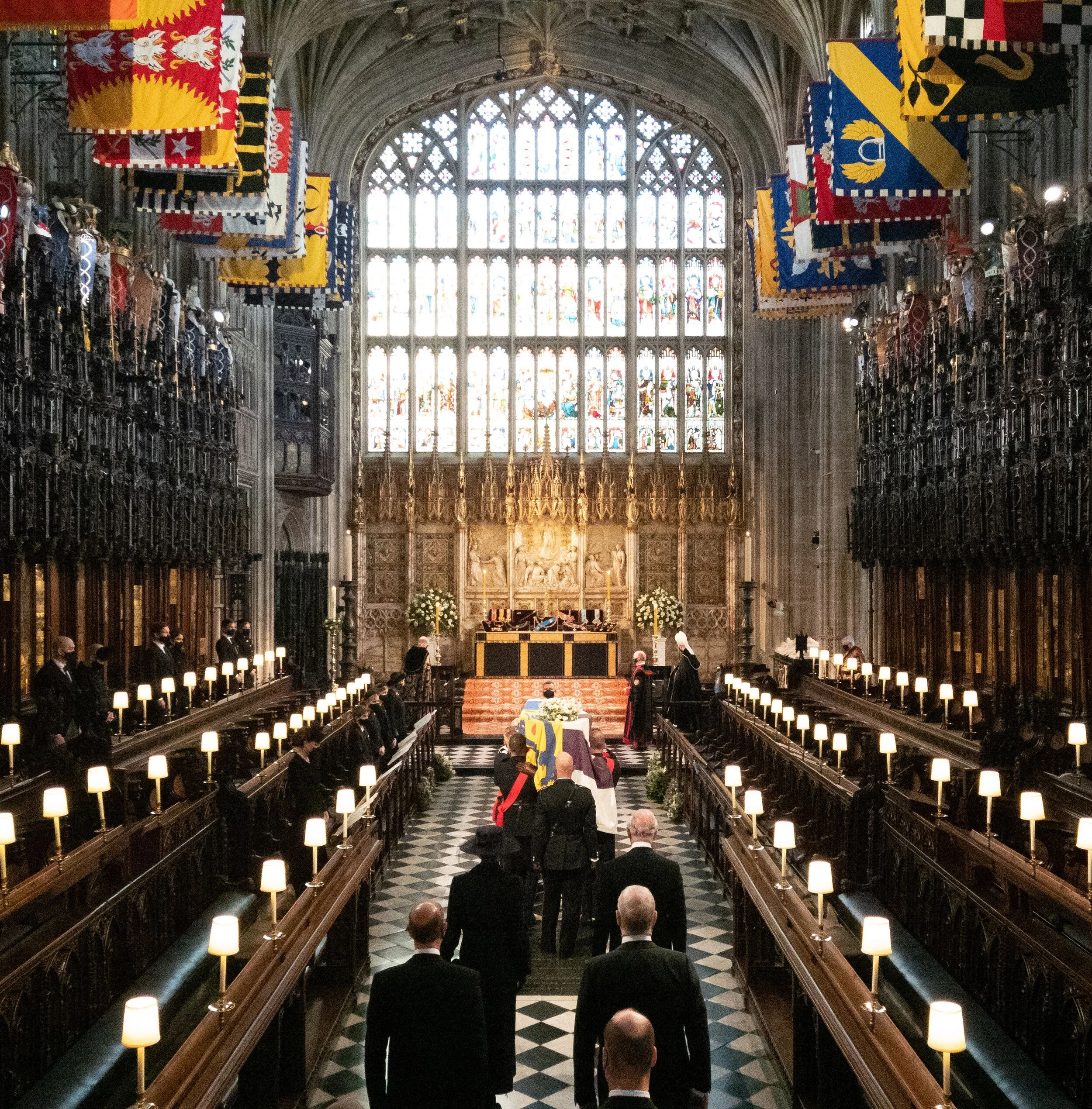 Queen Elizabeth II Attends the Funeral of Prince Philip