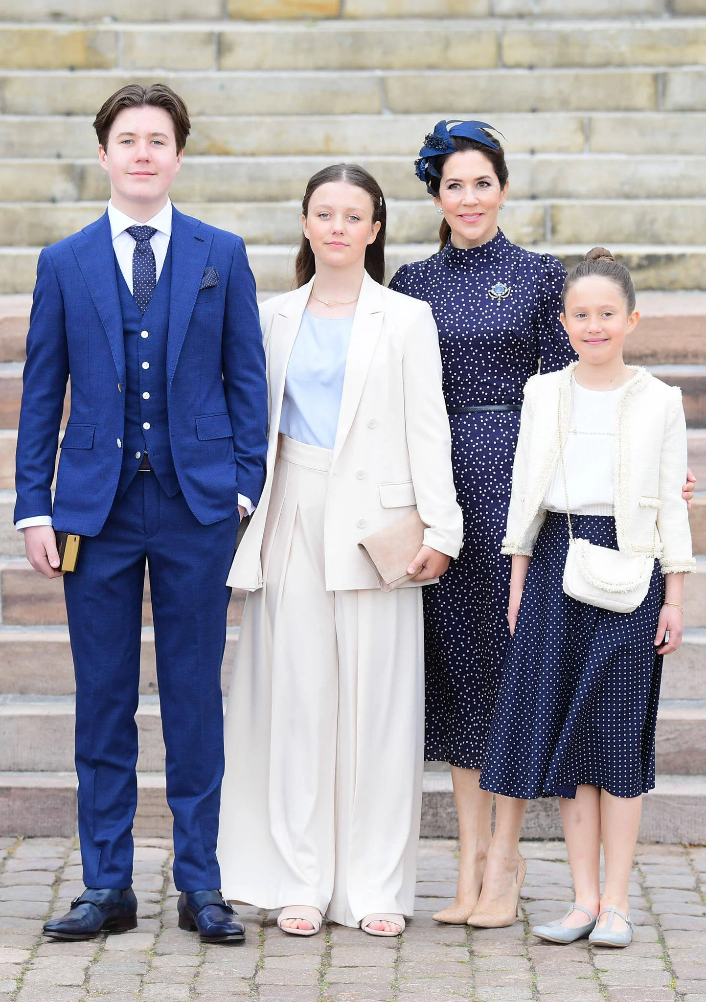 The Family of Crown Prince of Denmark Attend Prince Christian's Confirmation
