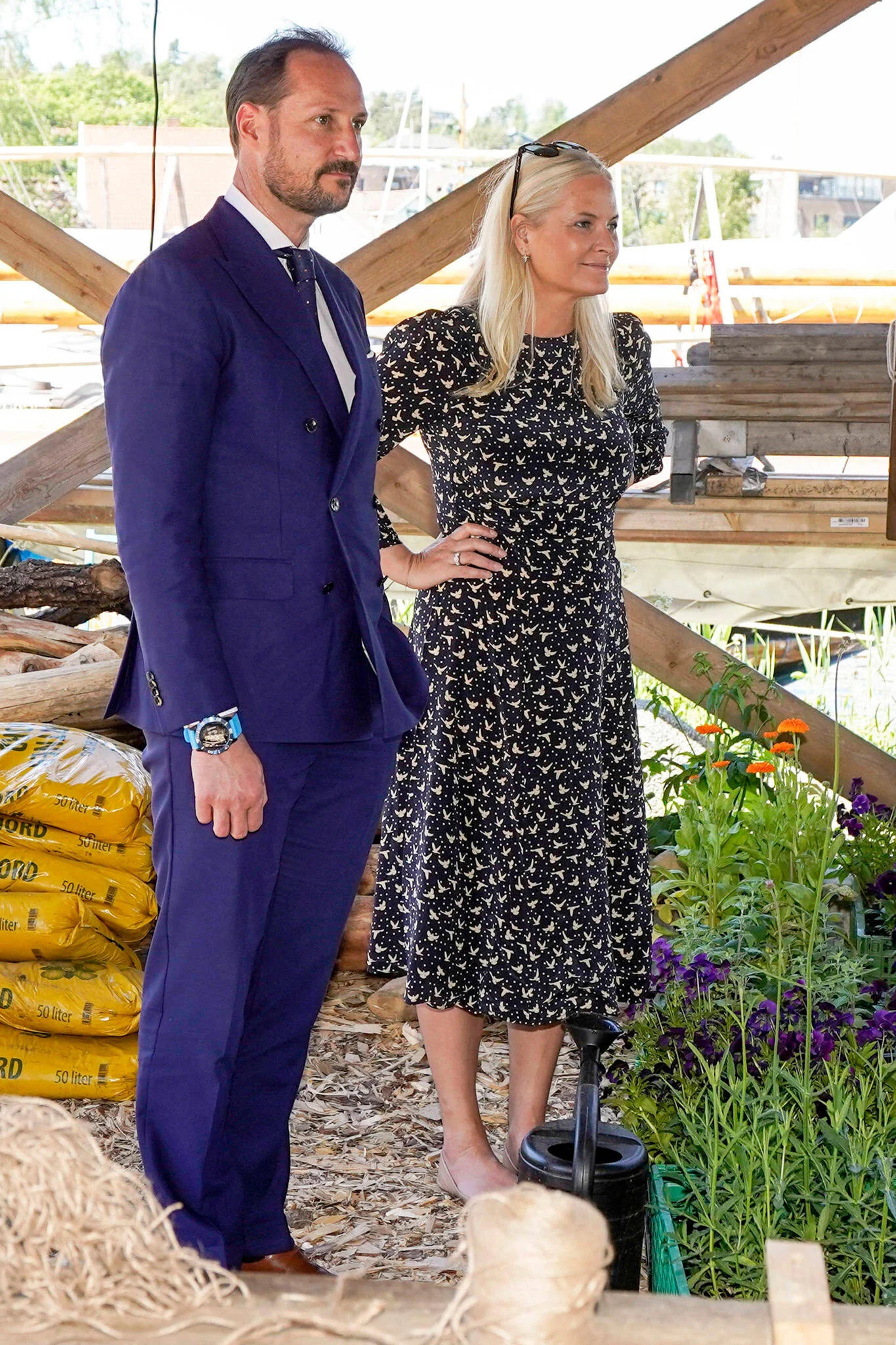 The Crown Prince and Crown Princess of Norway Visit Fredrikstad