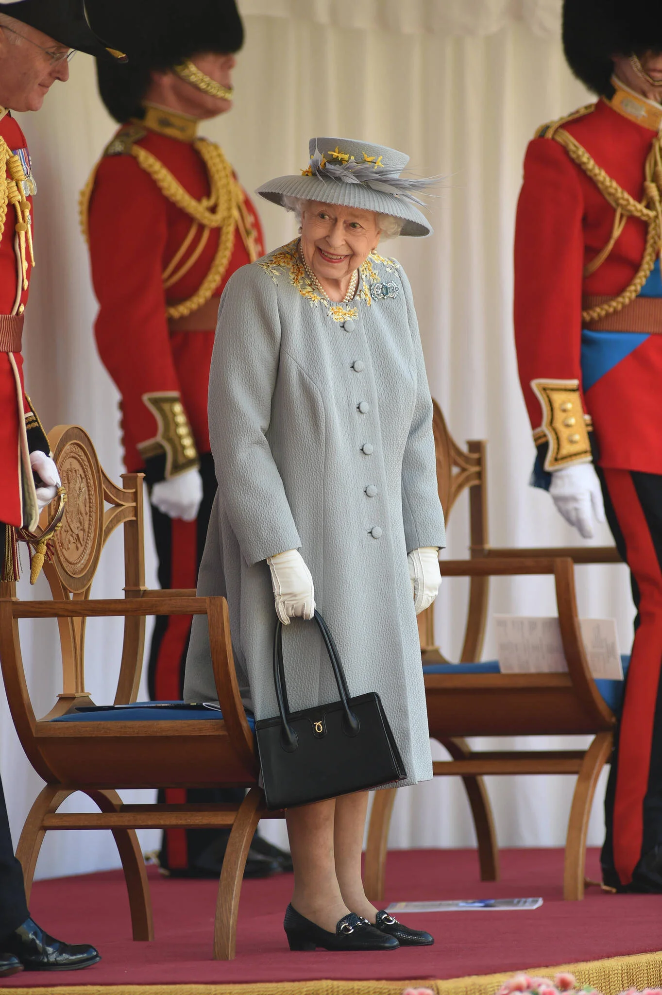 Queen Elizabeth II Attends Trooping The Colour 2021