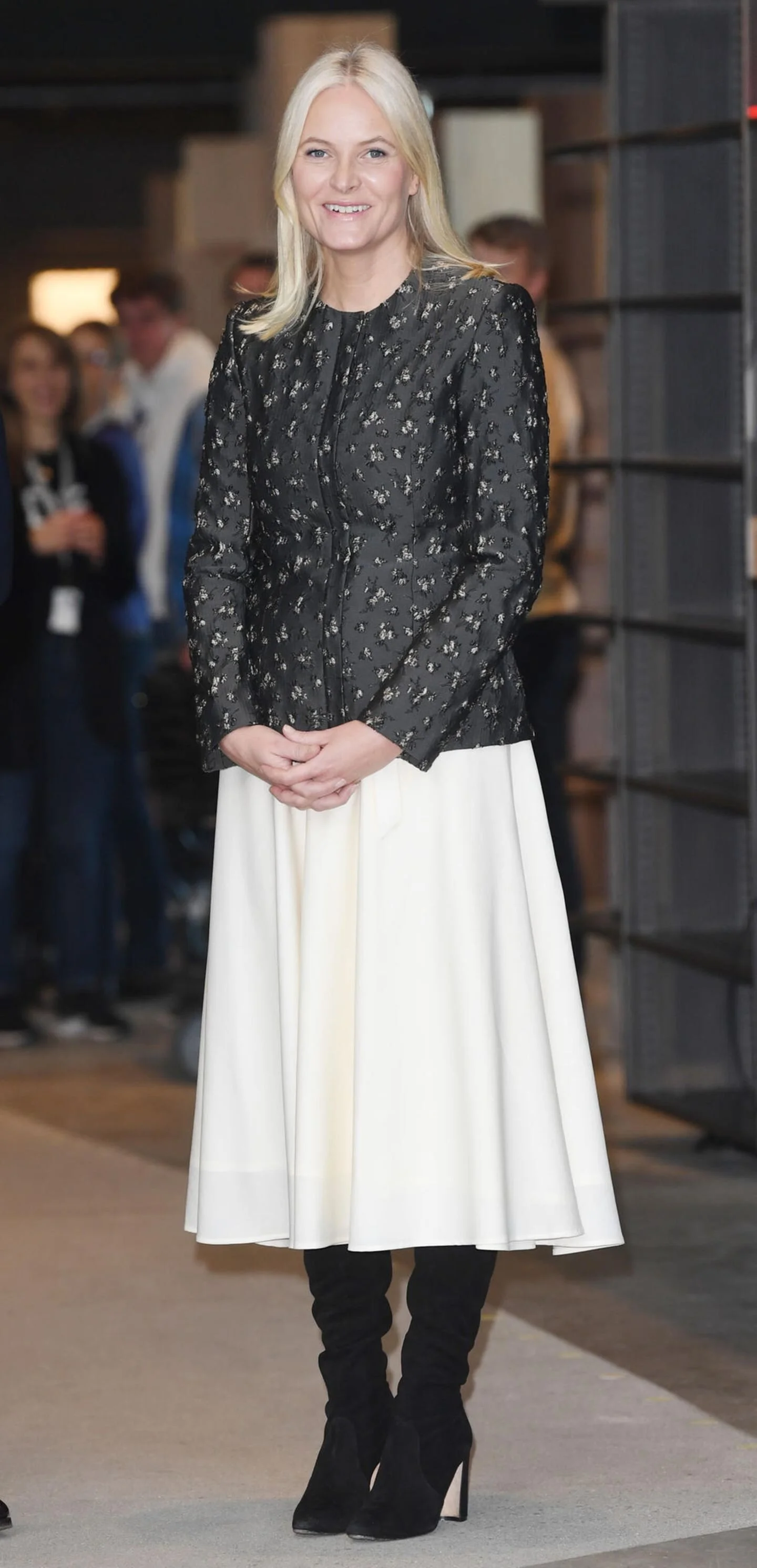 Crown Princess Mette-Marit Visits Deichman Bjørvika Library
