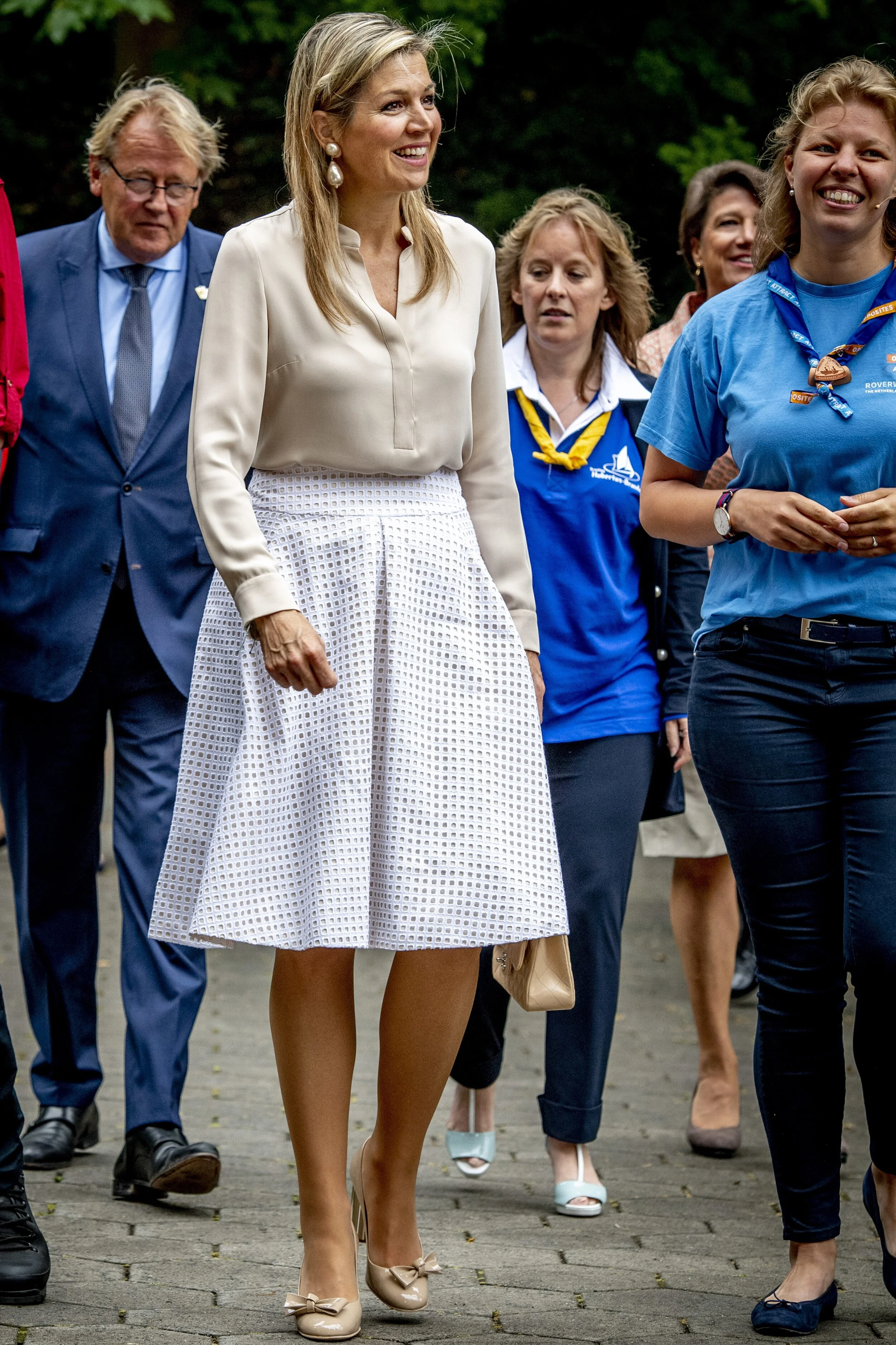 Queen Maxima Visits Scouting In Voorburg