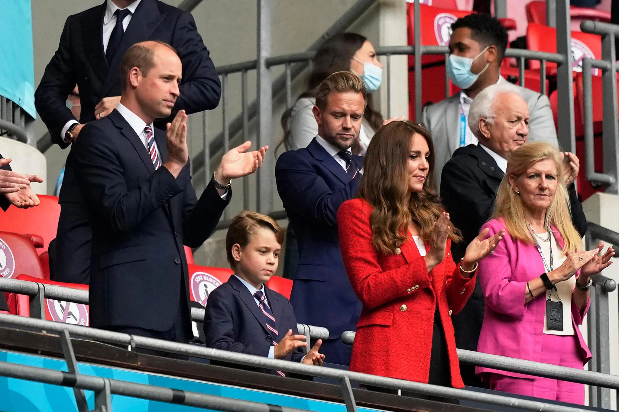 The Duke and Duchess of Cambridge Attend UEFA EURO 2020 Match between England and Germany