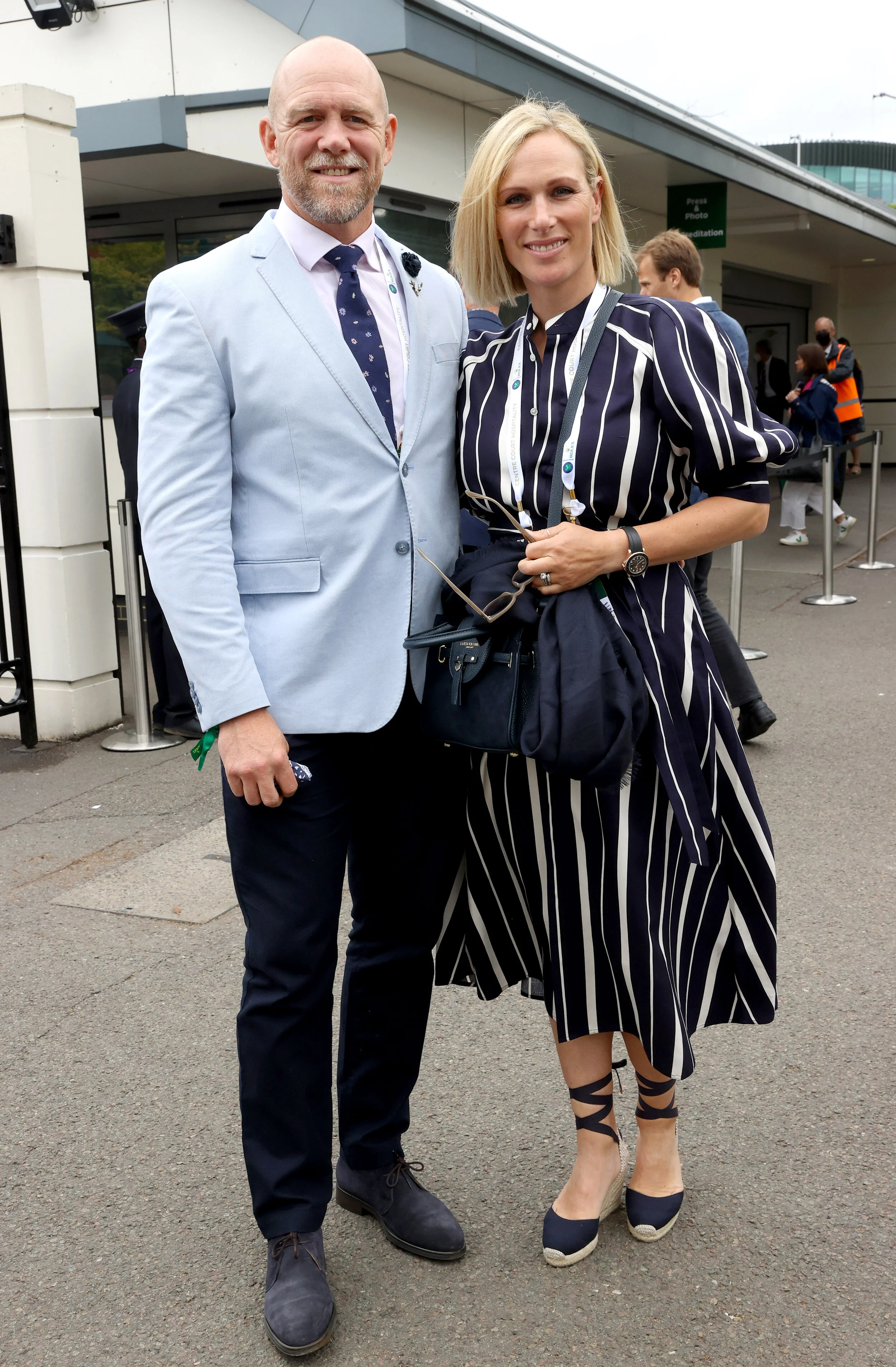 Zara Tindall Attends Wimbledon Championships