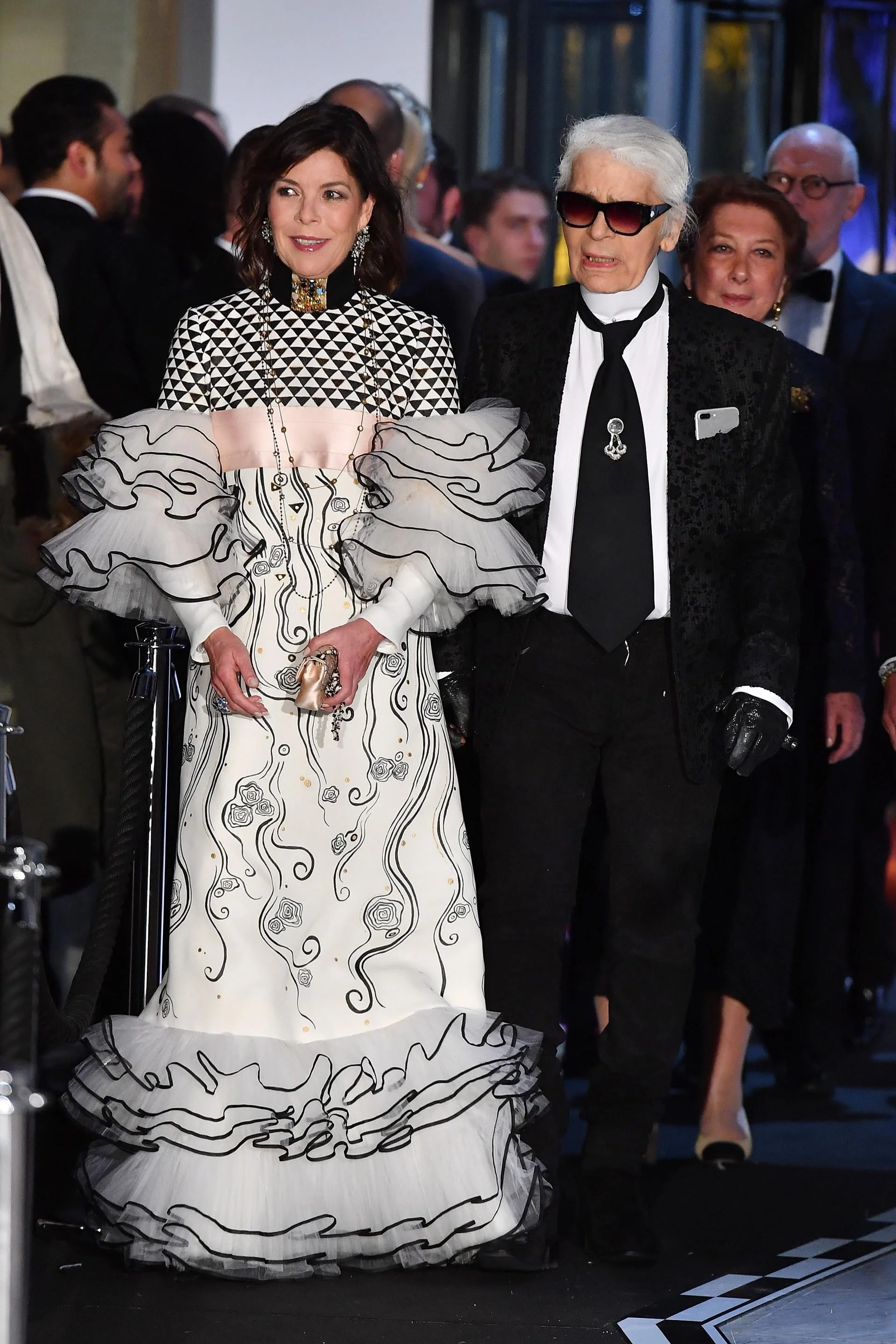 Princess Caroline Attends Rose Ball 2017