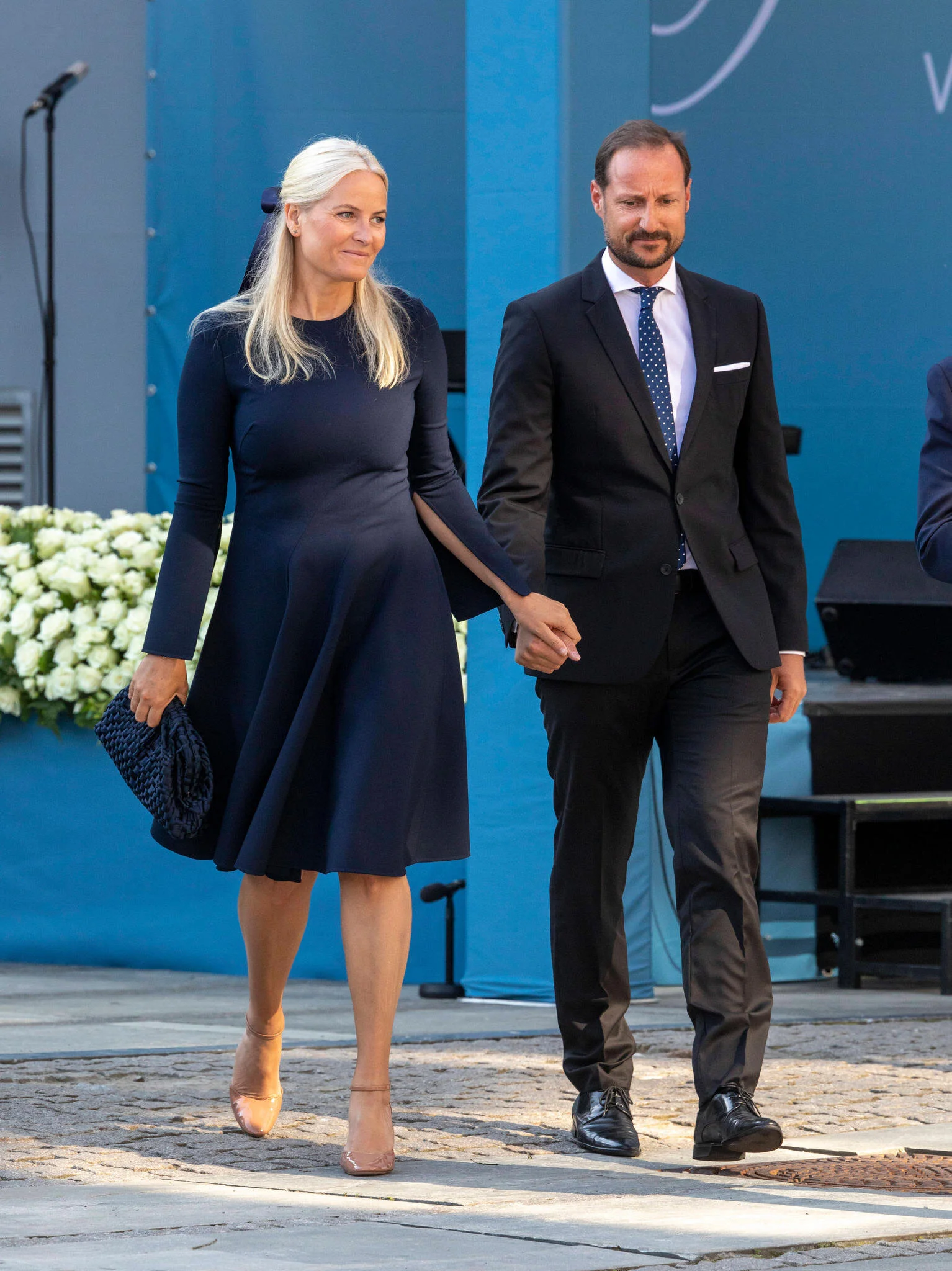 The Crown Prince and Crown Princess of Norway Attend Memorial Service for Oslo Attack Victims