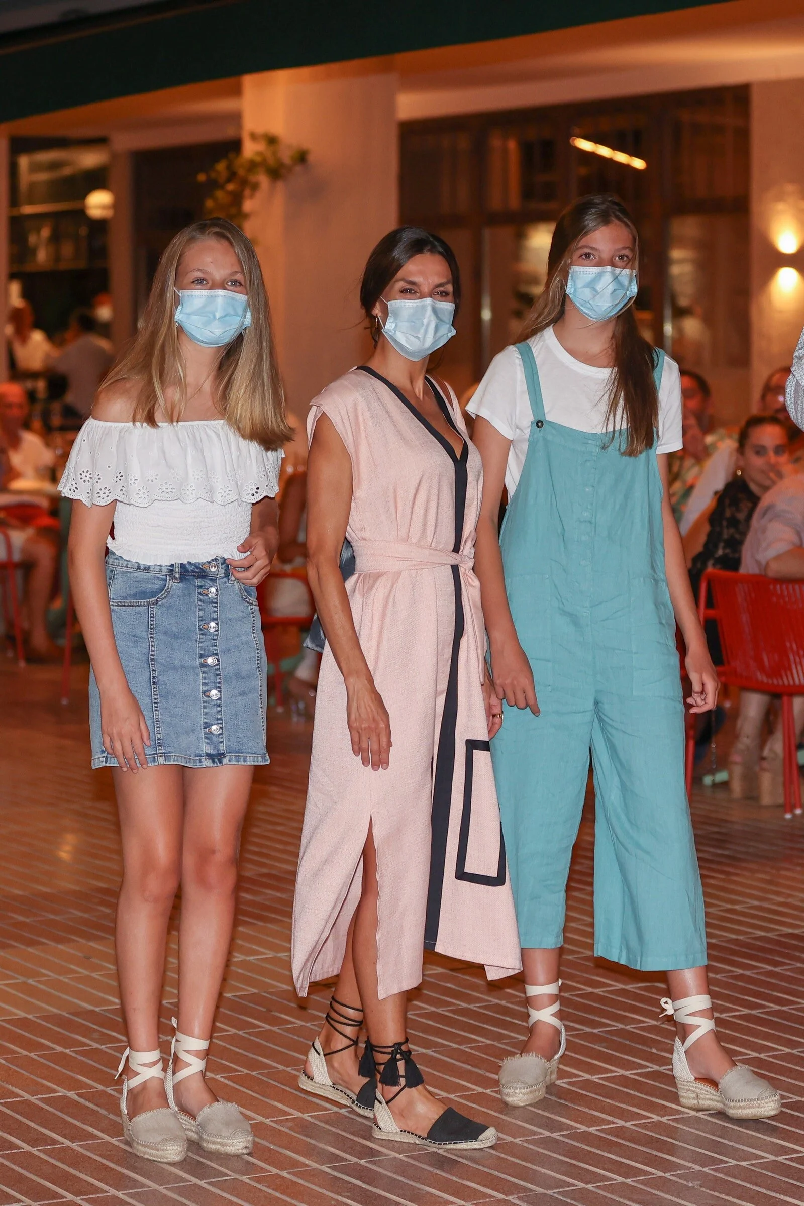 The Royal Family of Spain Attend Casual Dinner in Mallorca