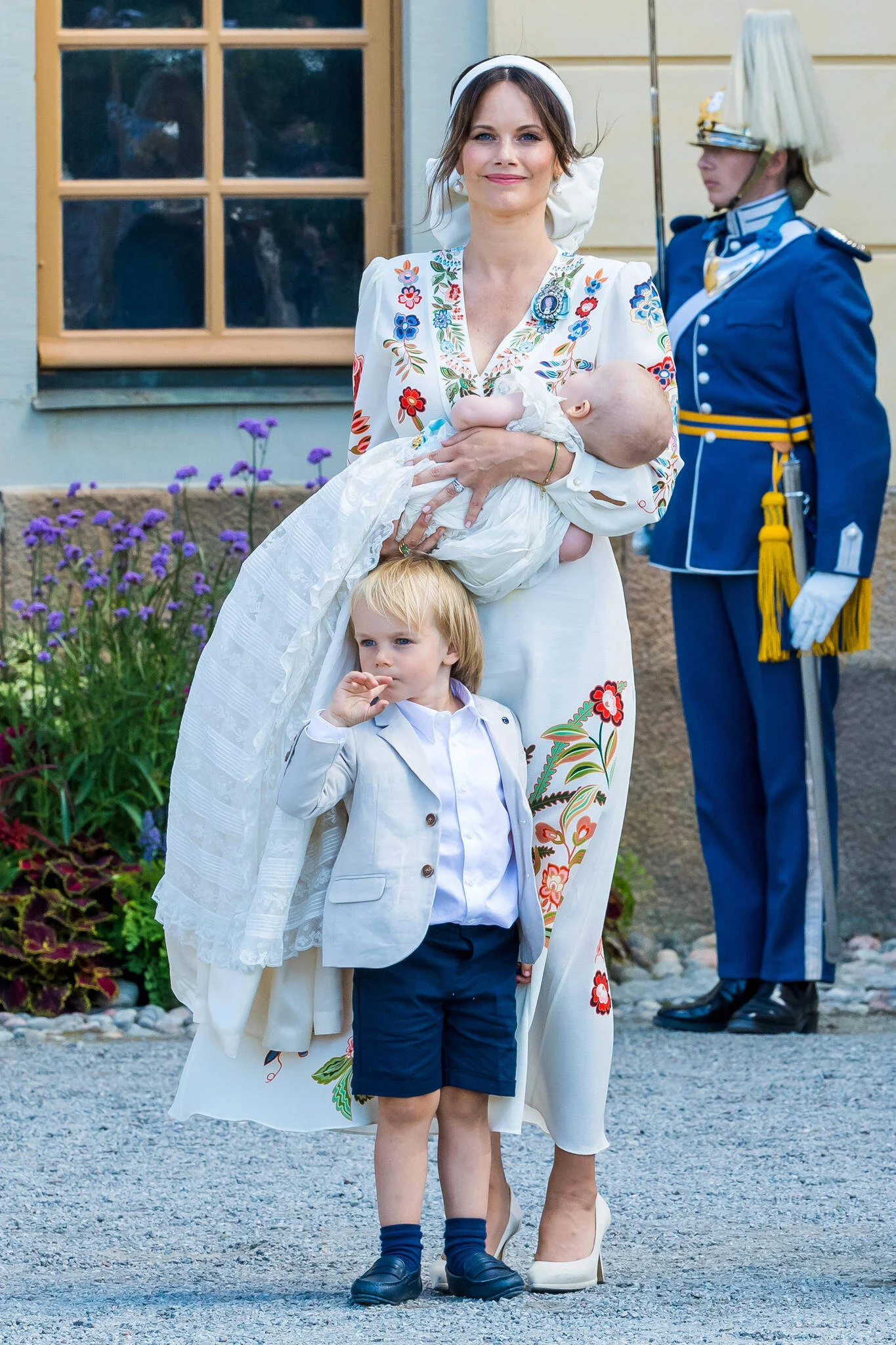 Prince Carl Philip and Princess Sofia Attend Christening of Prince Julian