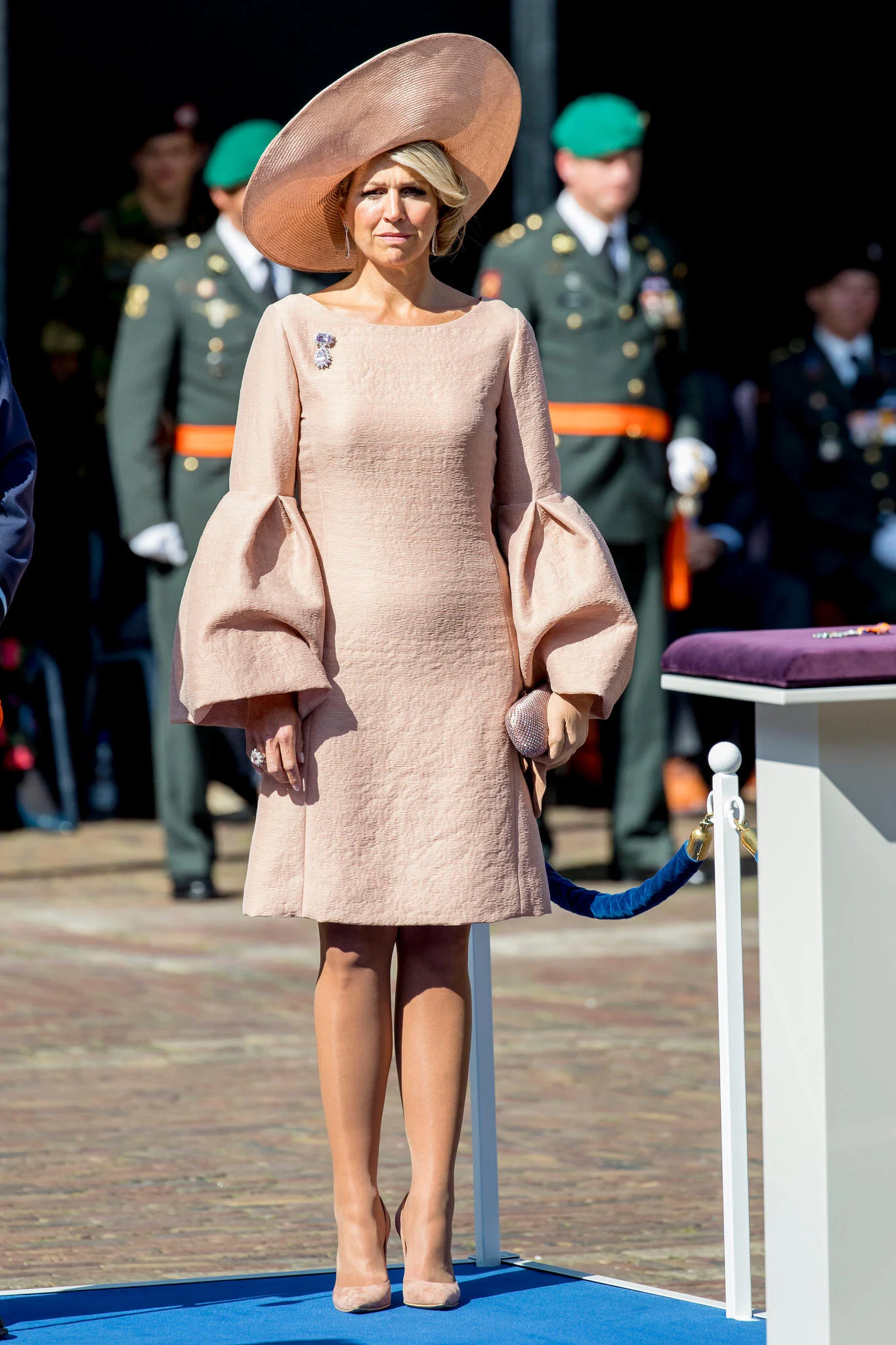 The King and Queen of the Netherlands Attend Investiture of Military Order of William
