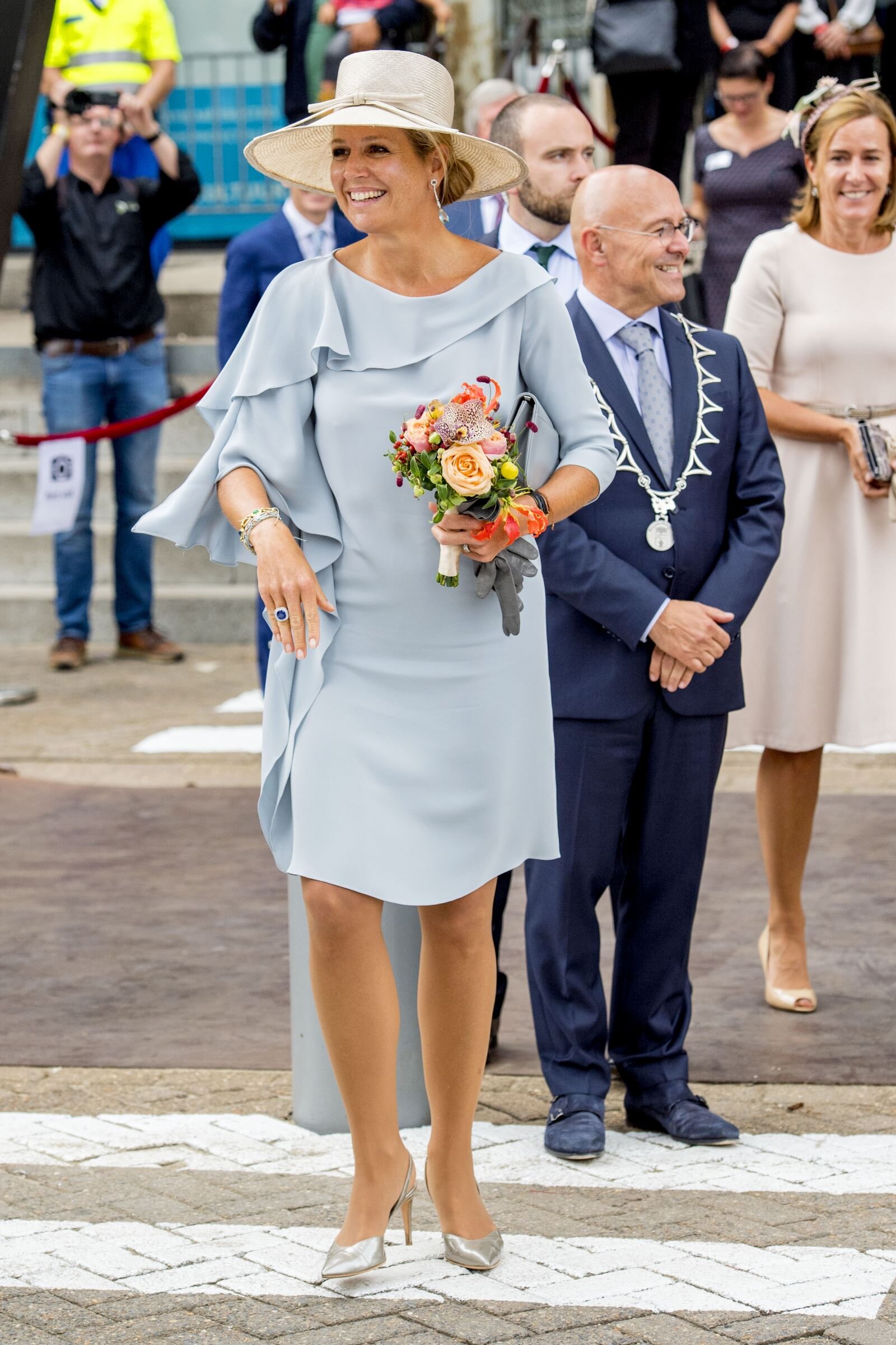 Queen Maxima Opens Blauwe Kei Theatre in Veghel