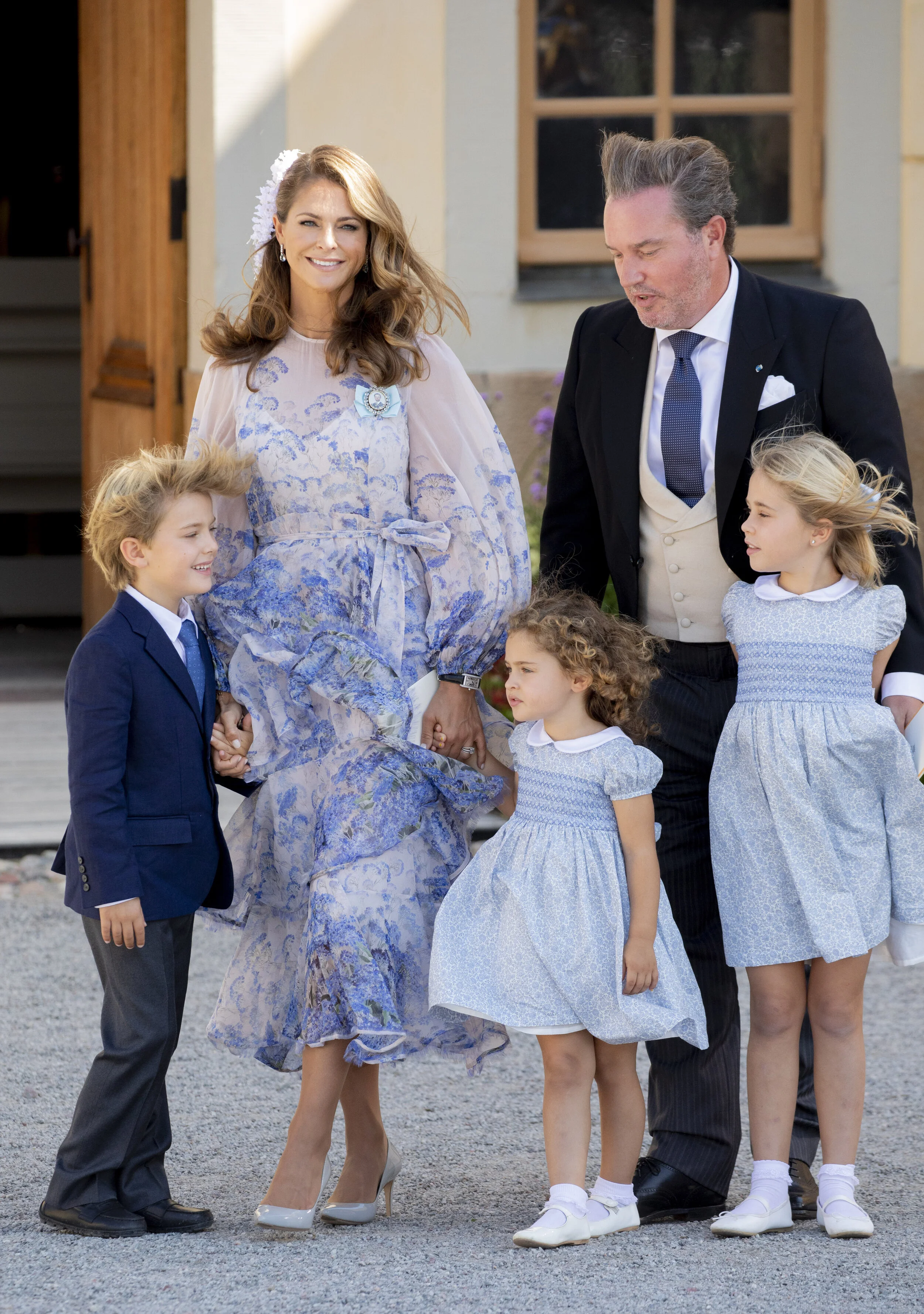 Princess Madeleine Attends Christening of Prince Julian