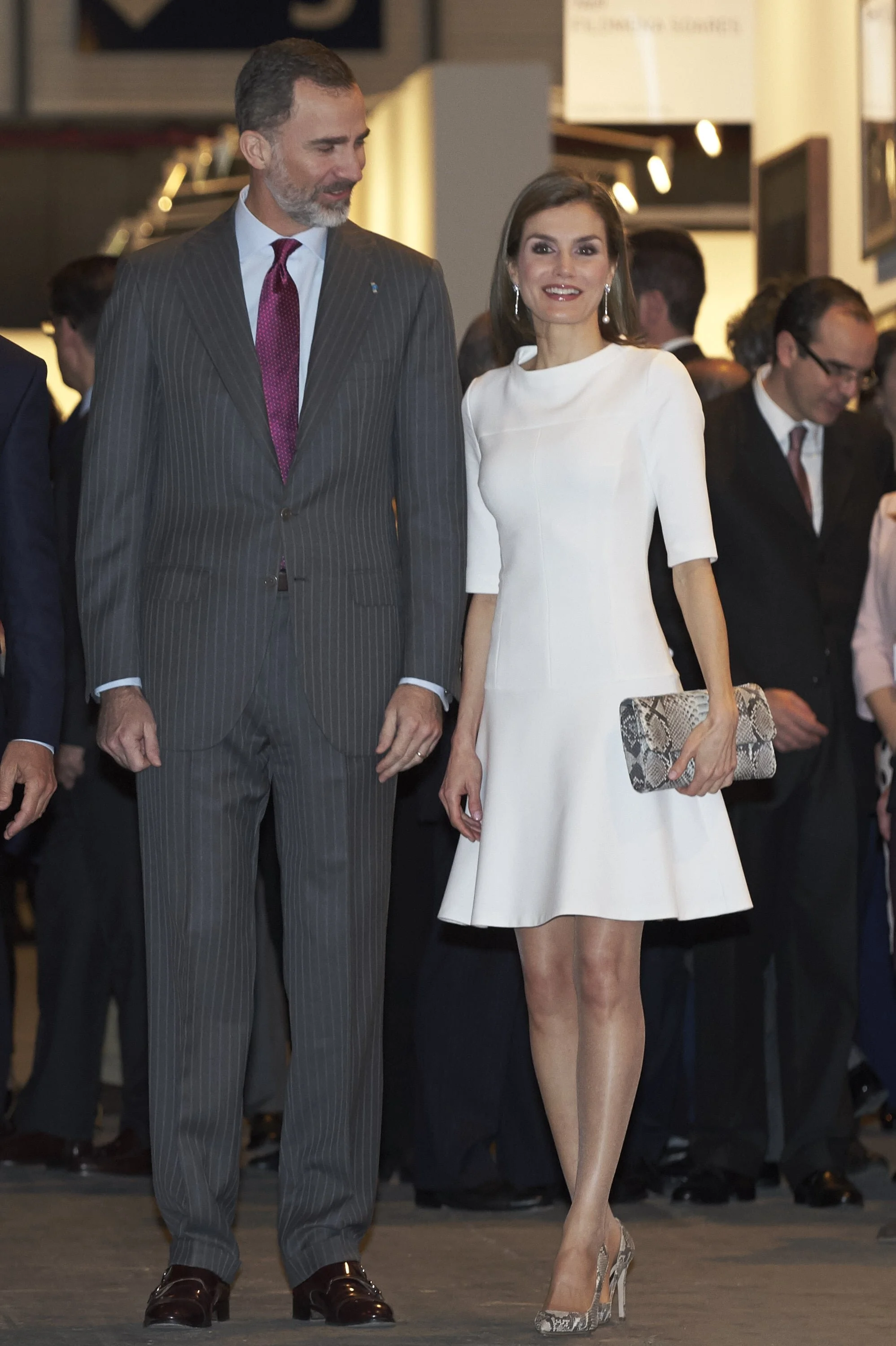 The King and Queen of Spain Attend ARCO 2017 Opening