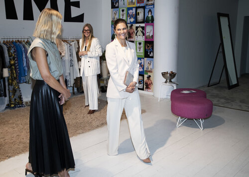 Crown Princess Victoria Visits Sustainable Fashion Hub — Royal ...