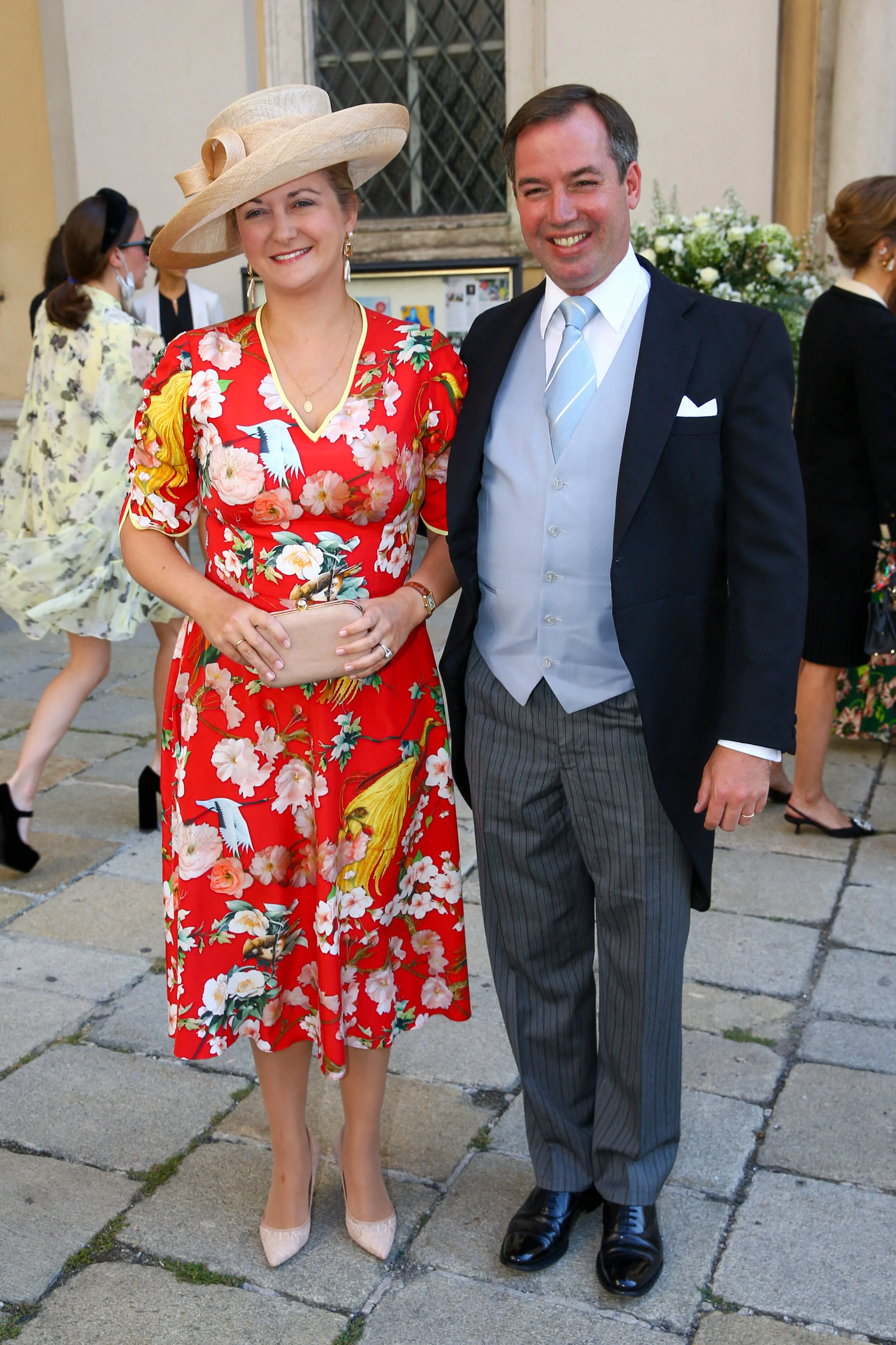 The Hereditary Grand Duke and Hereditary Grand Duchess of Luxembourg Attend Wedding of Princess Maria Anunciata