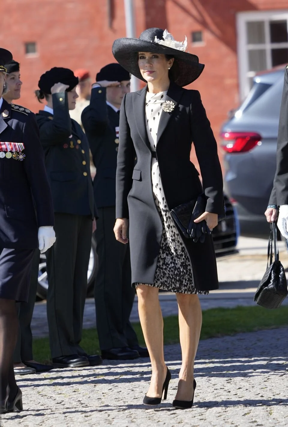 The Crown Prince and Crown Princess of Denmark Mark Flag Day 2021