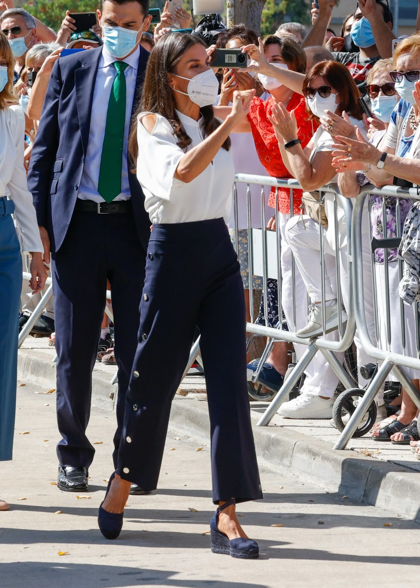 Queen Letizia Attends Back to School 2021 Event in Zuera