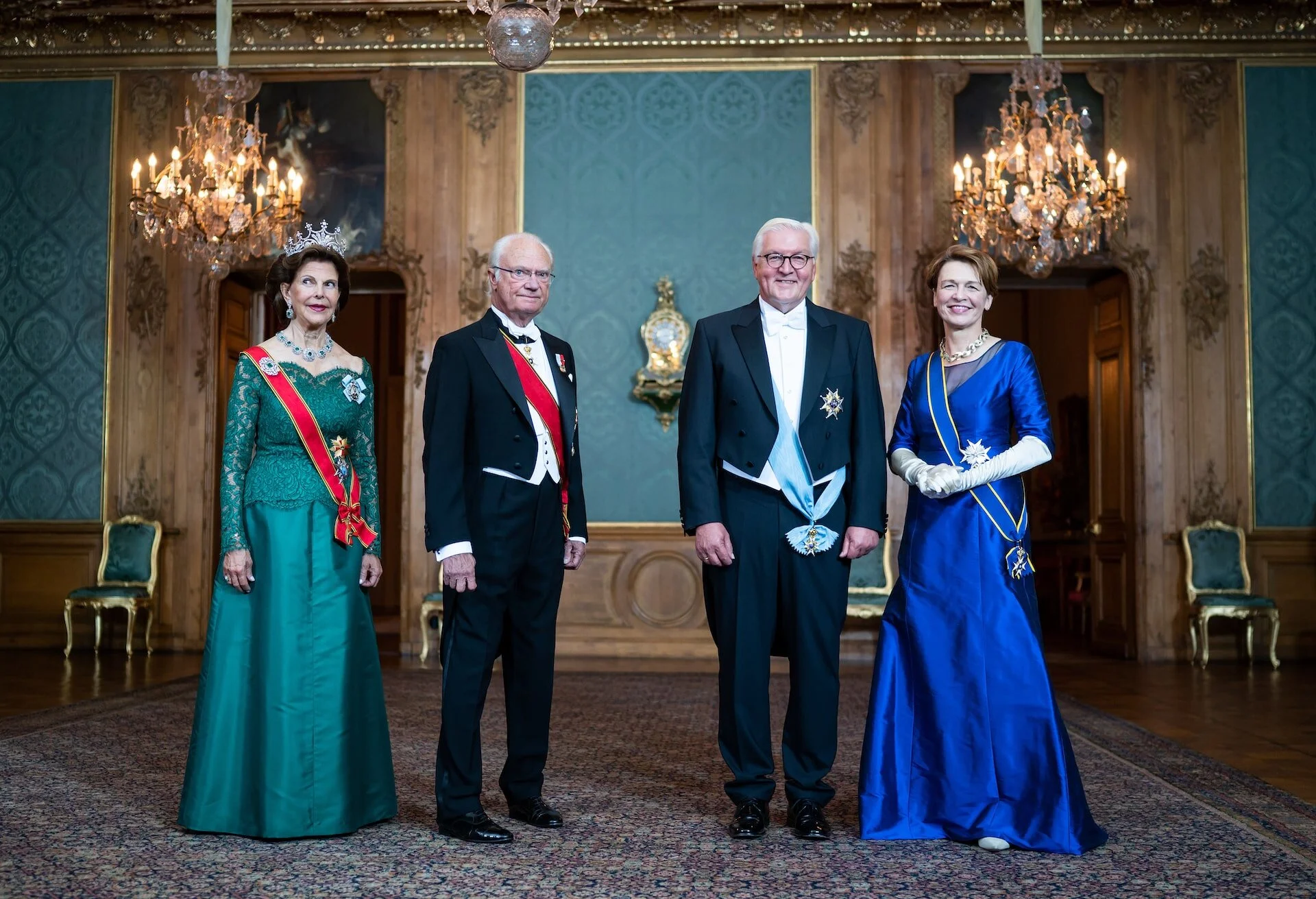 The King and Queen of Sweden Host State Banquet for the President and First Lady of Germany