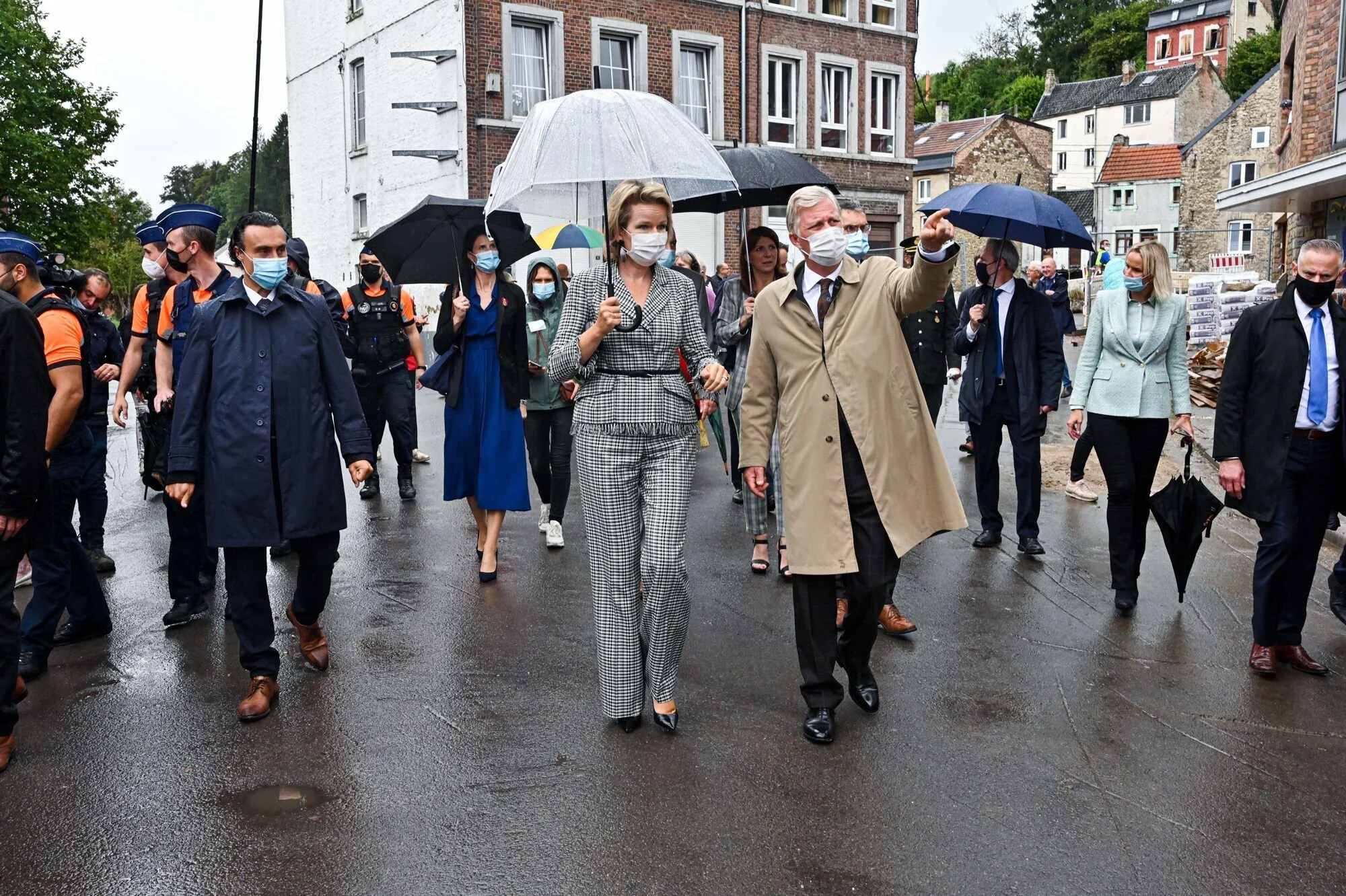 The King and Queen of the Belgians Visit Verviers