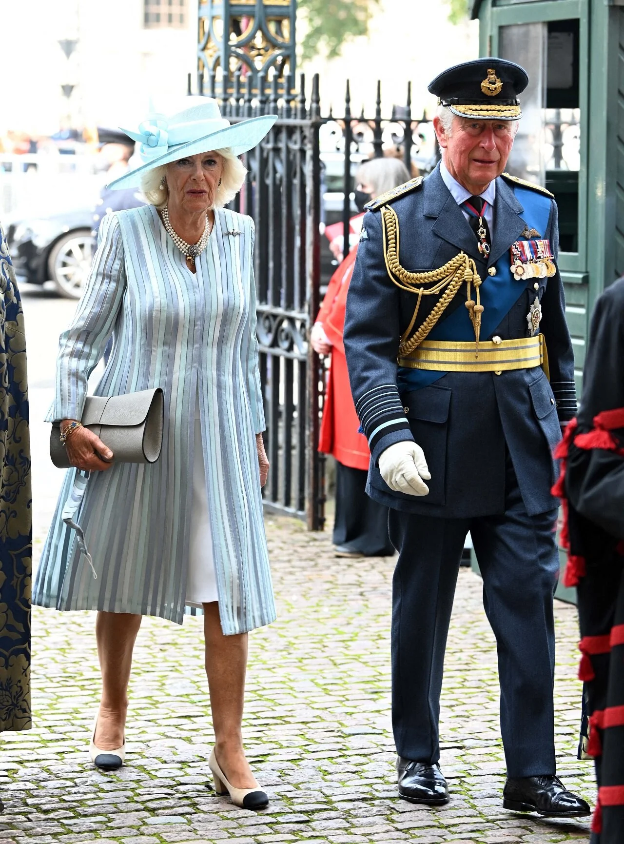 The Prince of Wales and the Duchess of Cornwall Attend Battle of Britain 81st Anniversary Service
