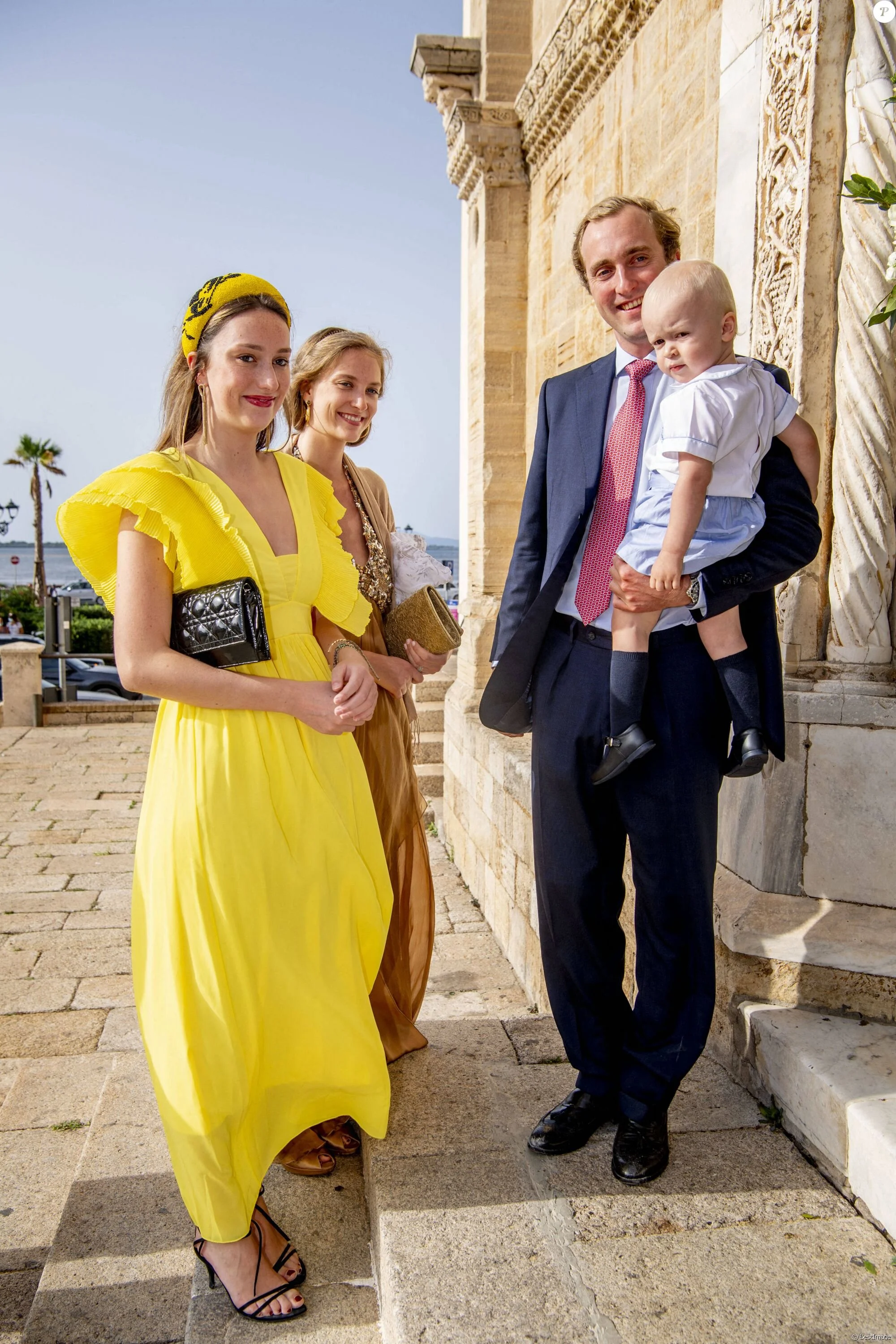 Princess Luisa-Maria and Princess Laetitia Maria Attend Wedding of Princess Marie-Astrid