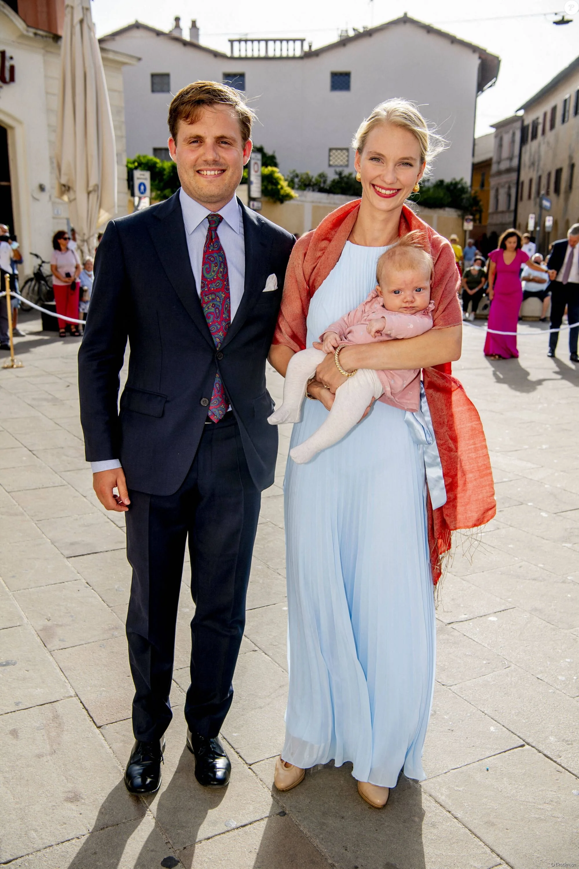 Archduchess Gabriella Attends Wedding of Princess Marie-Astrid
