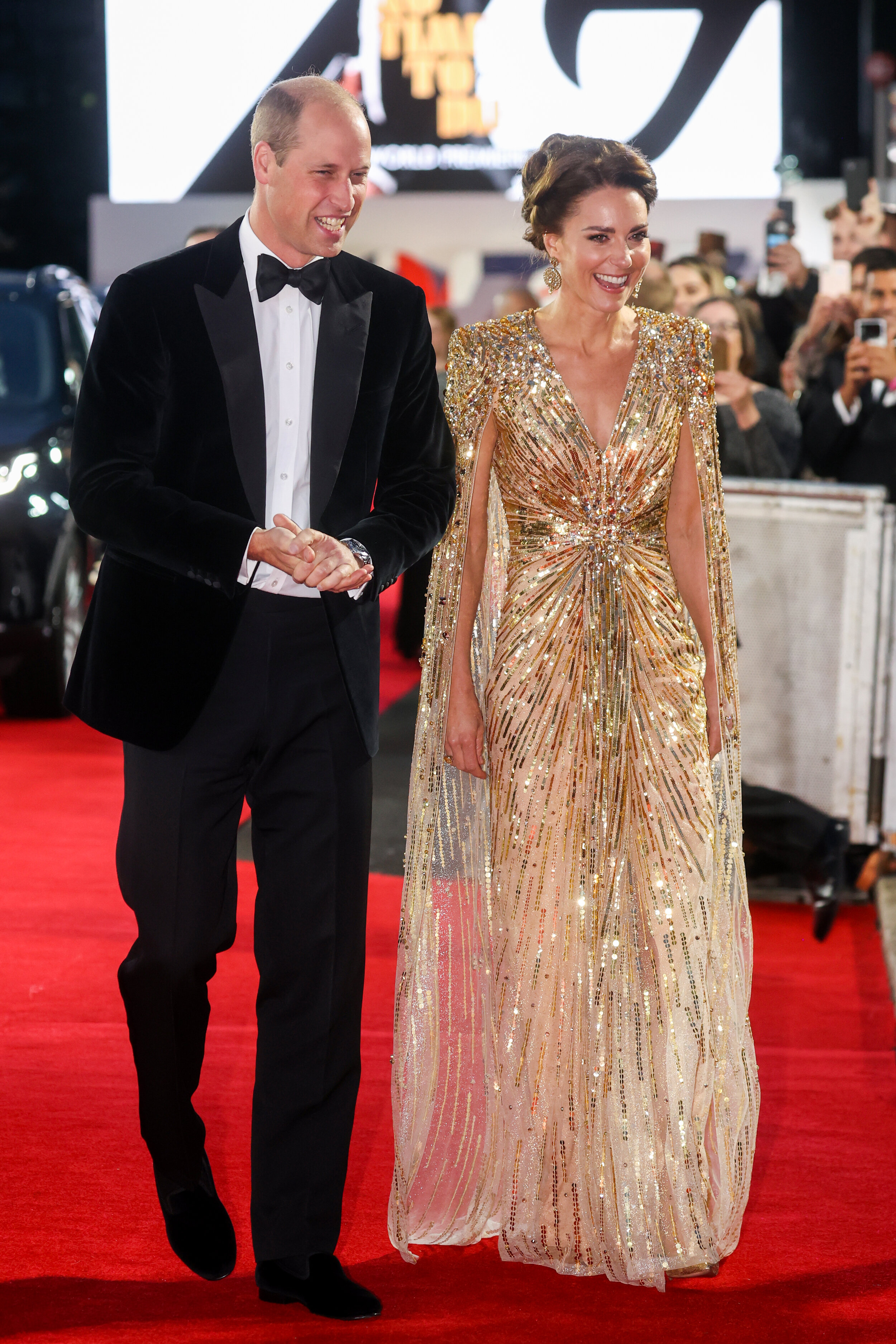 The Duke and Duchess of Cambridge Attend 'No Time To Die' World Premiere