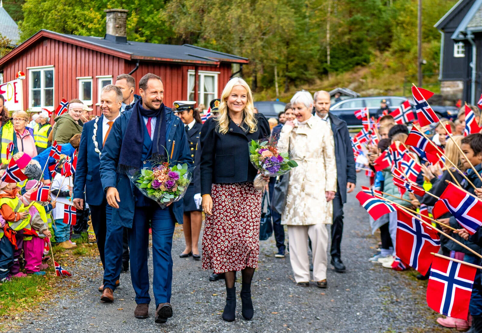 The Crown Prince and Crown Princess of Norway Visit the County of Viken, Day 1