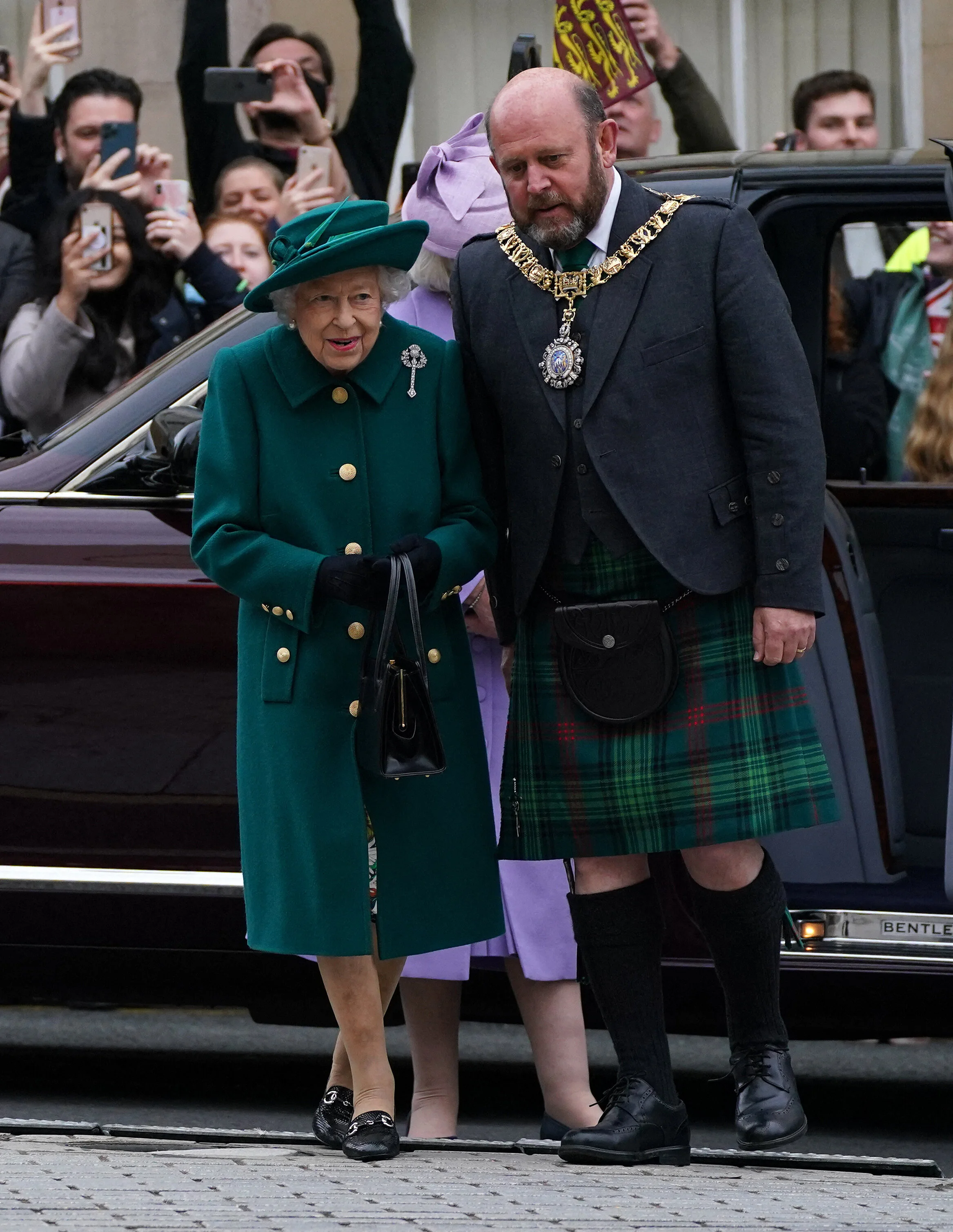 Queen Elizabeth II Attends Opening of the Scottish Parliament
